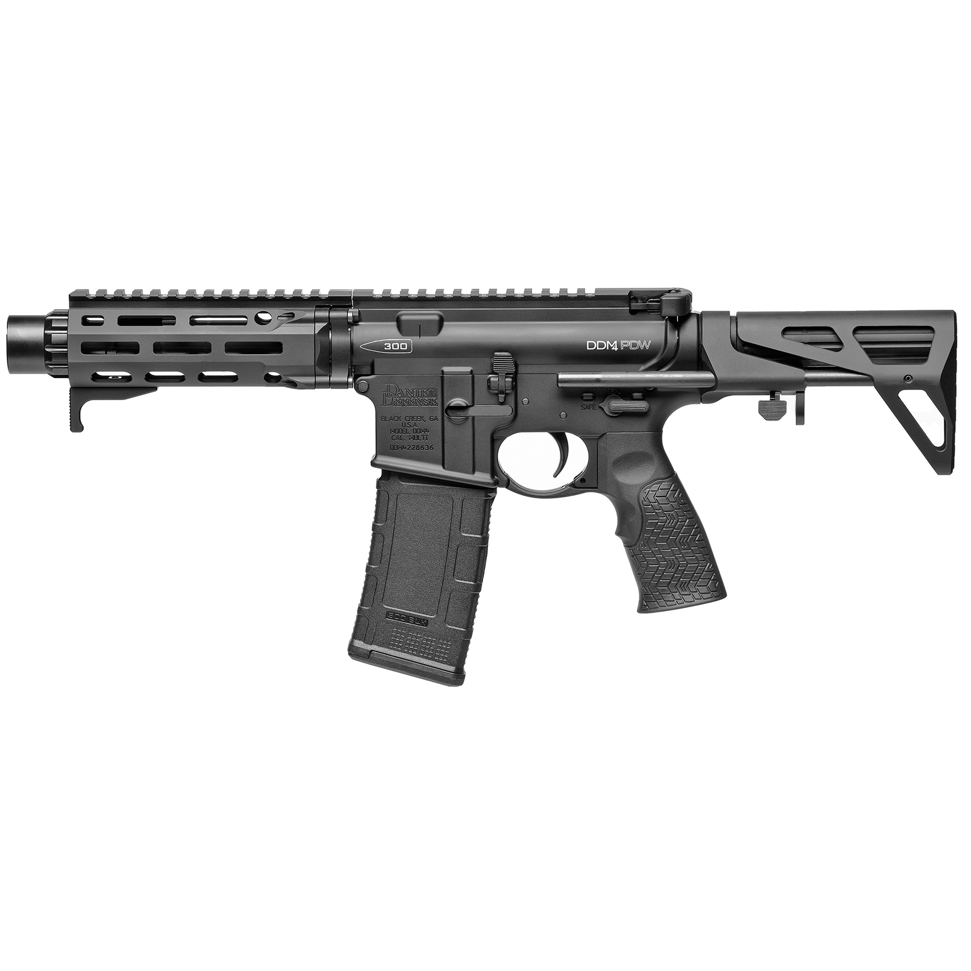 Daniel Defense DDM4 SBR 7″ 300 Blackout 30rd 7075 Aluminum – Black