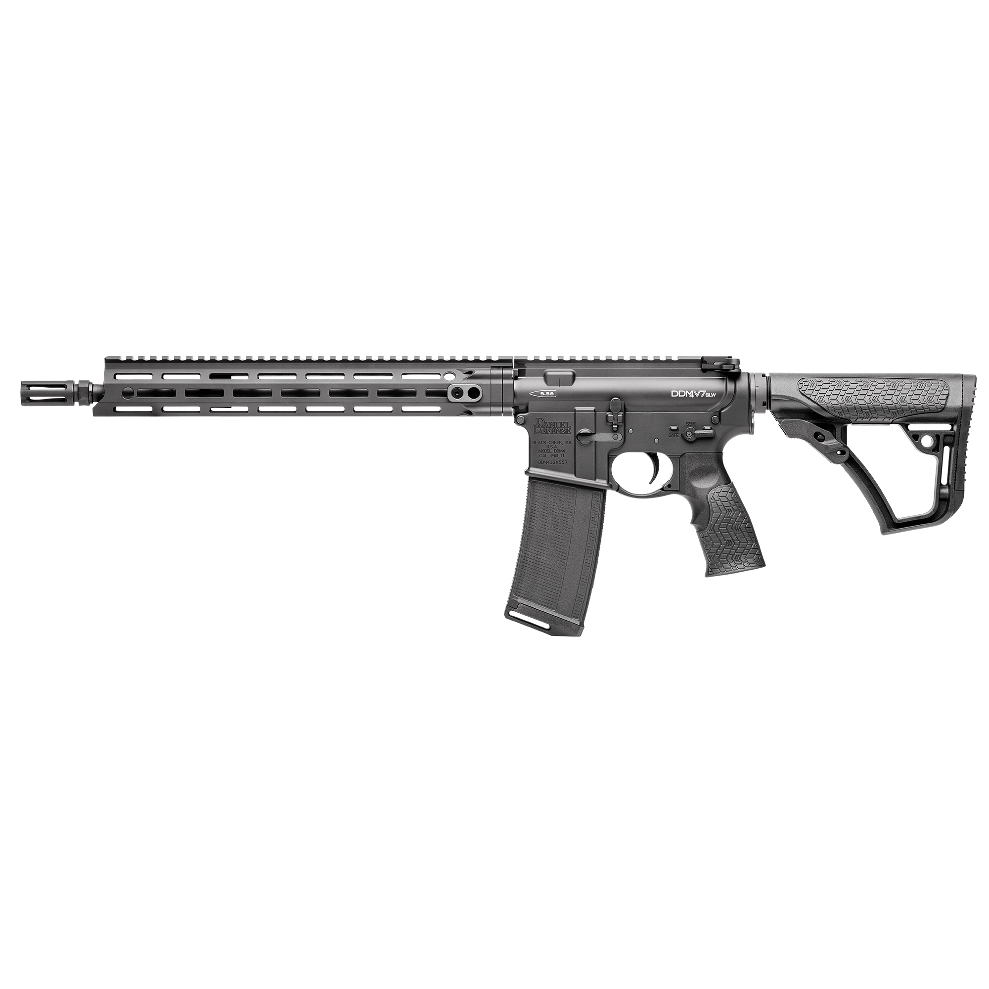 Daniel Defense DDM4V7 Super Lightweight AR 14.5″ Pinned (16″ OAL) 5.56 NATO 32rd – Black