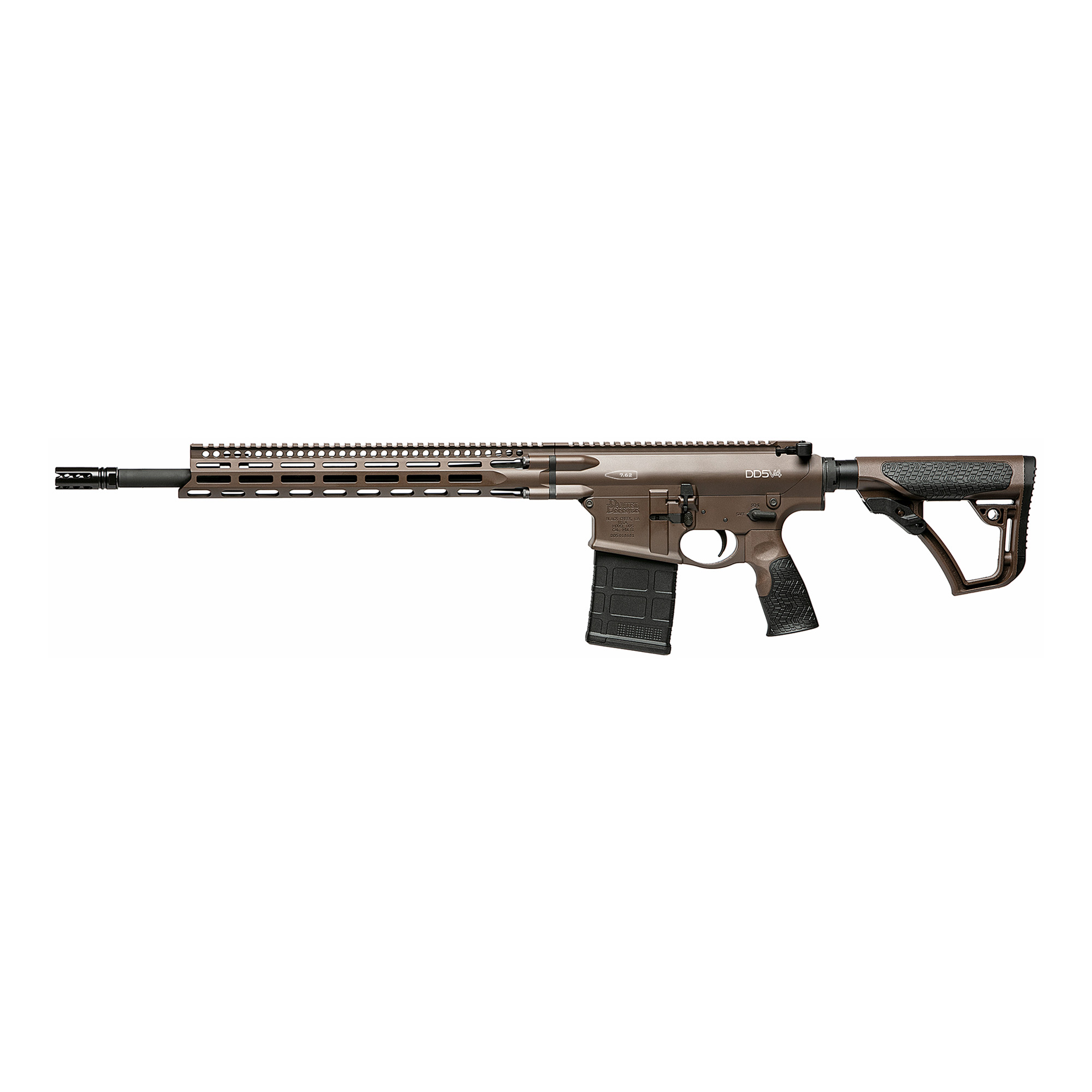 Daniel Defense DD5 V4 AR 18″ 7.62 NATO 20rd – Brown