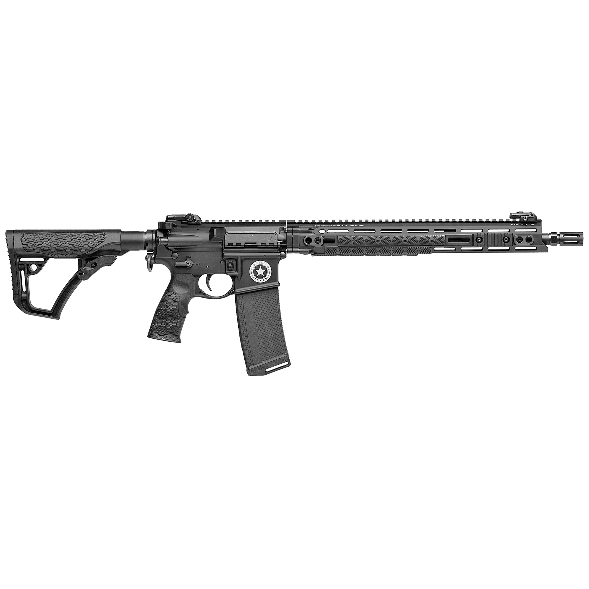 Daniel Defense DDM4V7 Texas Edition AR 16″ 5.56 NATO 32rd – Black