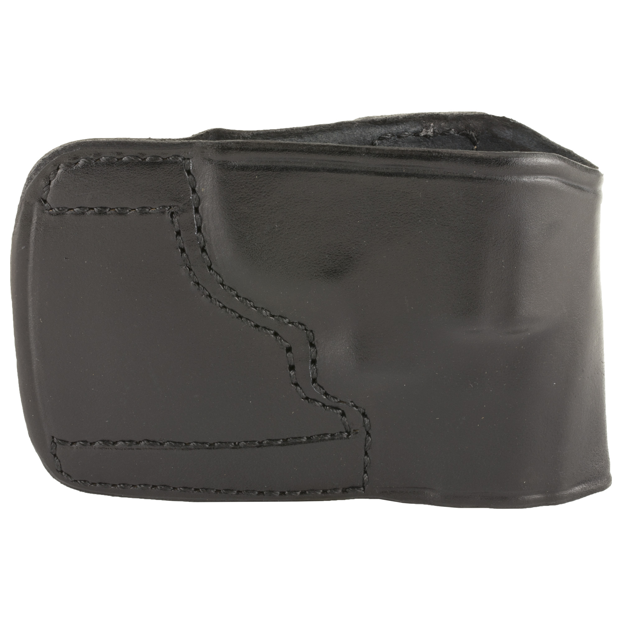 Don Hume S&W K Frame, Ruger Speed Six/Service Six, S&W 10/19/64/65/66 JIT Slide Right Hand Leather Holster – Black