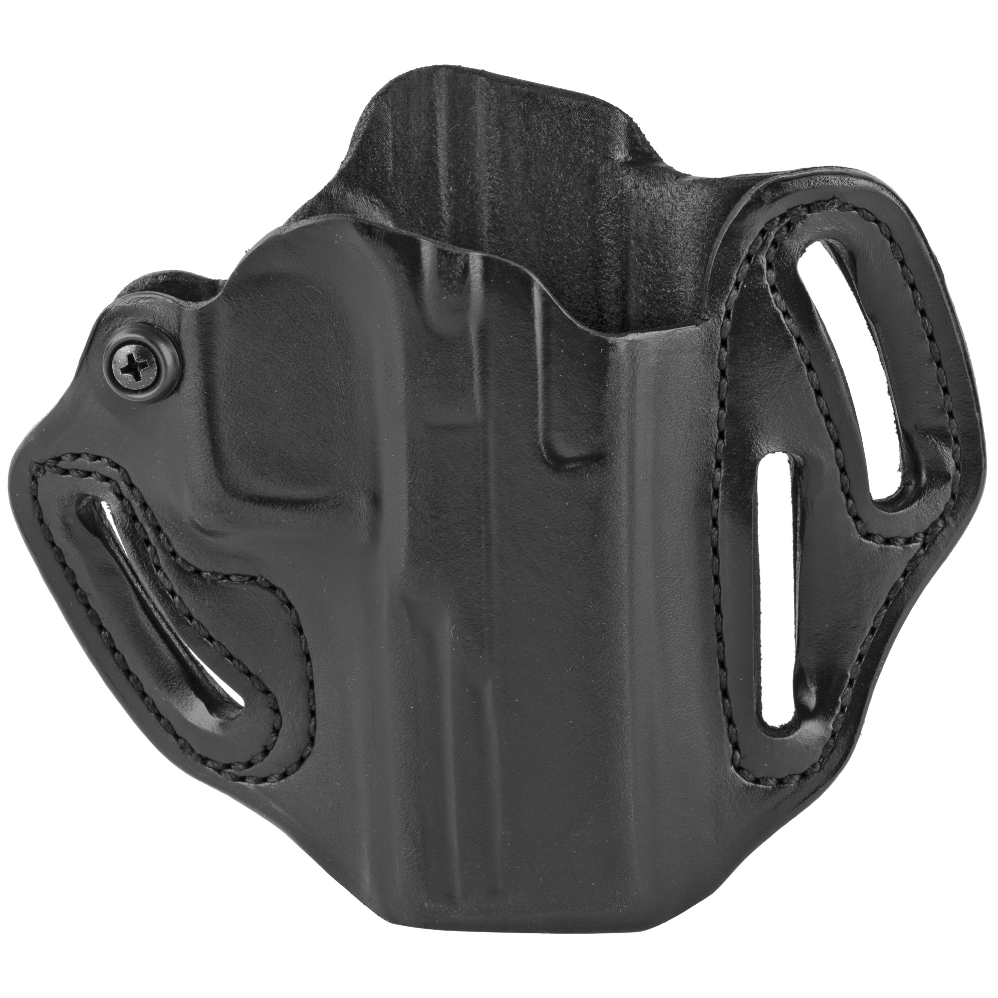 DeSantis Walther PDP 2 Speed Scabbard Right Hand Leather Belt Holster – Black