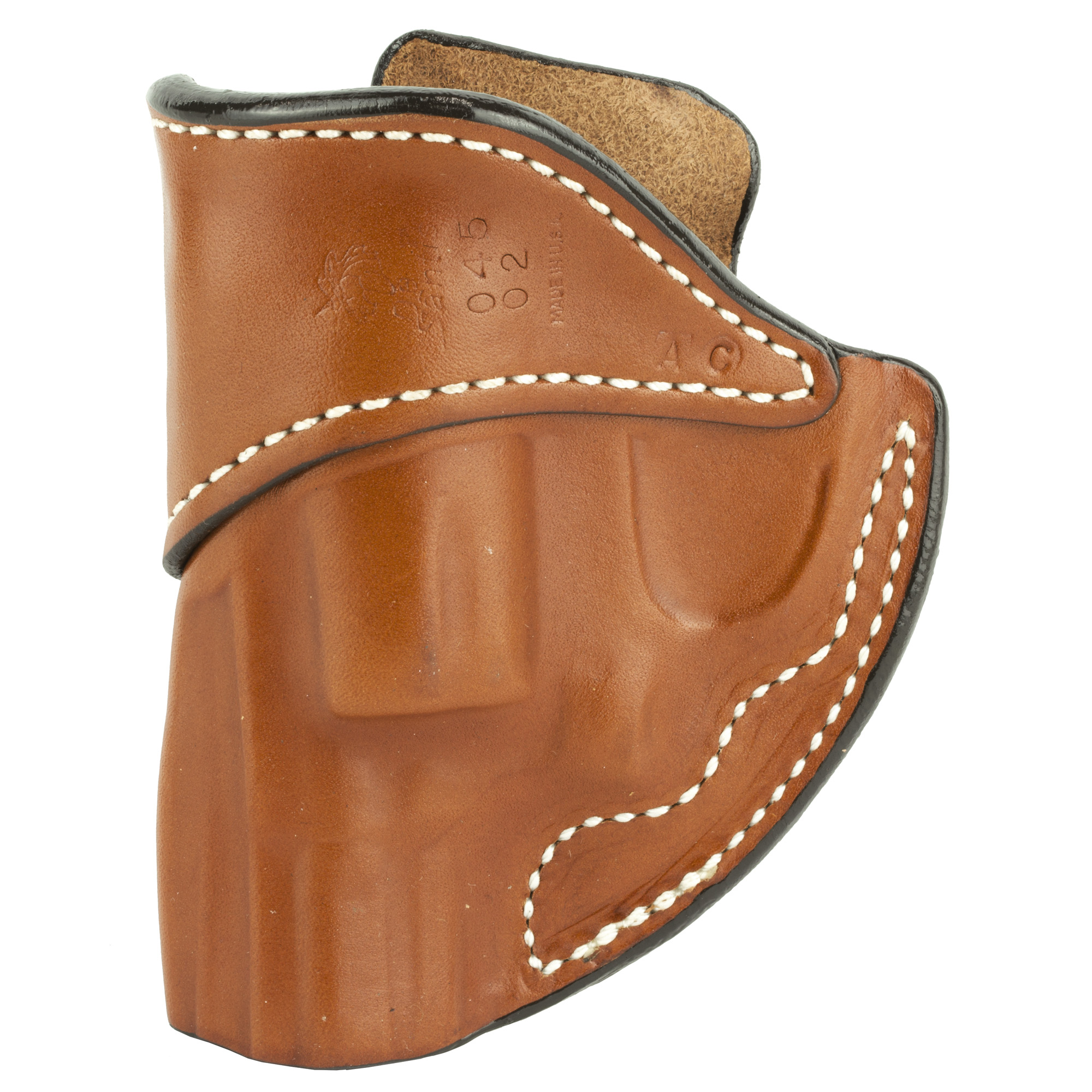 DeSantis S&W J Frame 45 Summer Heat 2″ Right Hand Leather Inside Waistband Holster – Tan