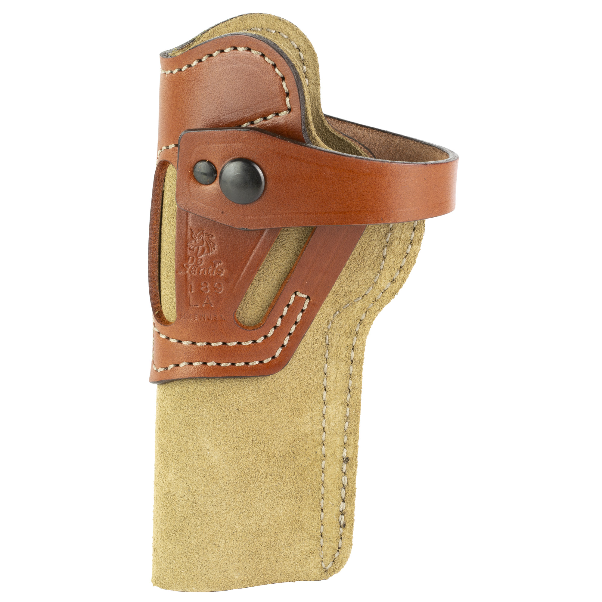 DeSantis Ruger MKVI 189 Wild Hog Ambidextrous Leather Belt Holster – Natural