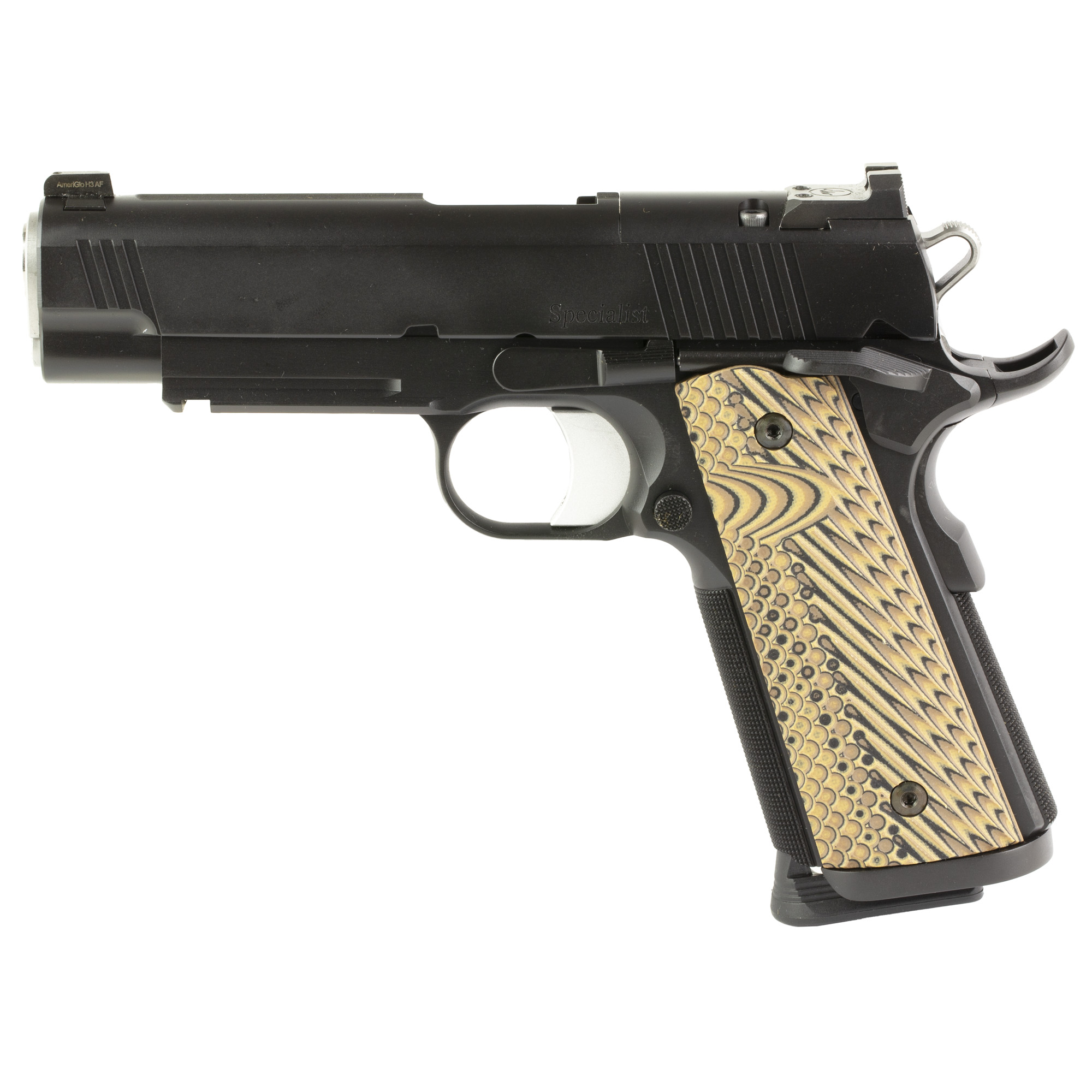 Dan Wesson SPECIALIST 1911 4.25″ 45 ACP 8rd Night Sights – Black