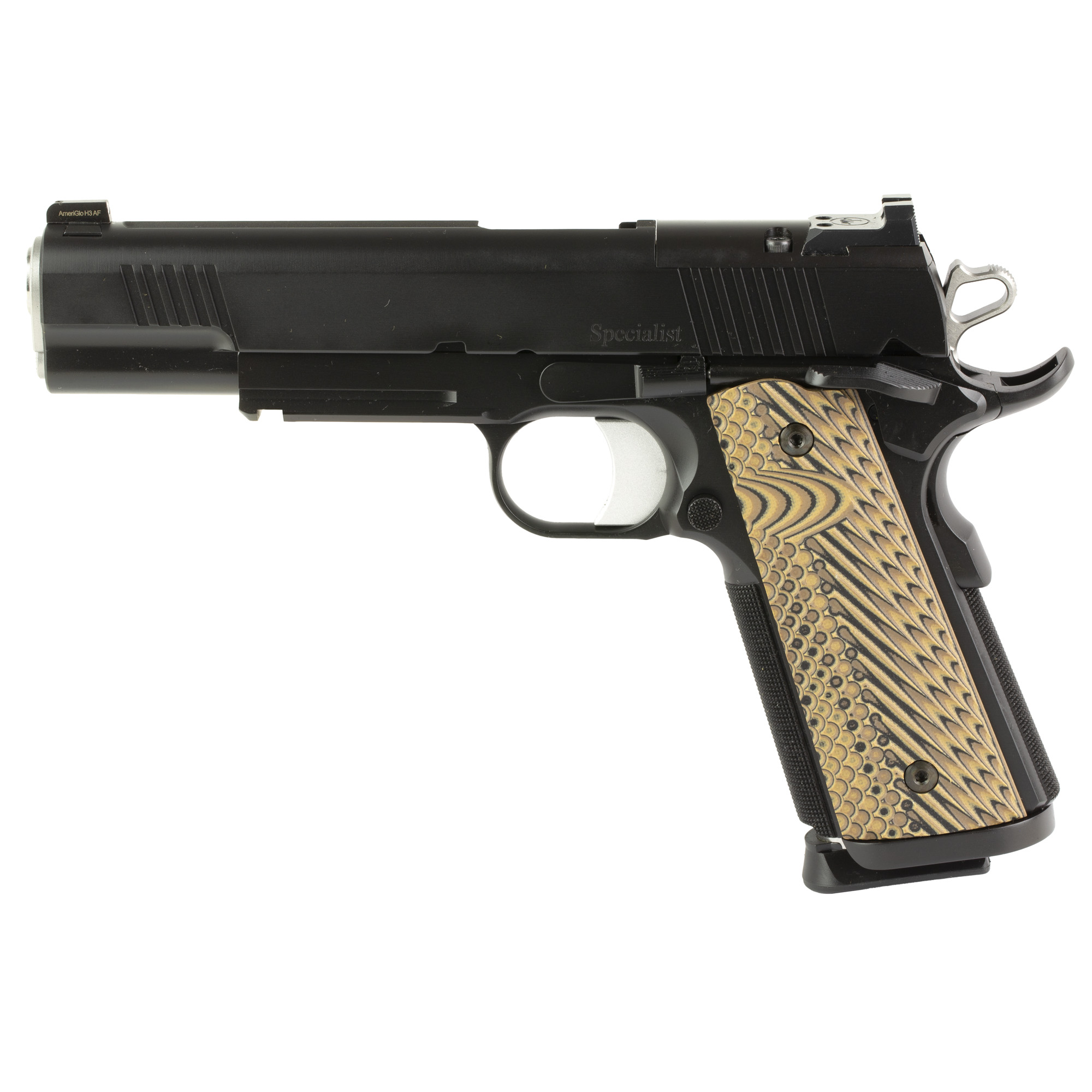 Dan Wesson SPECIALIST 1911 5″ 9mm 10rd Night Sights – Black