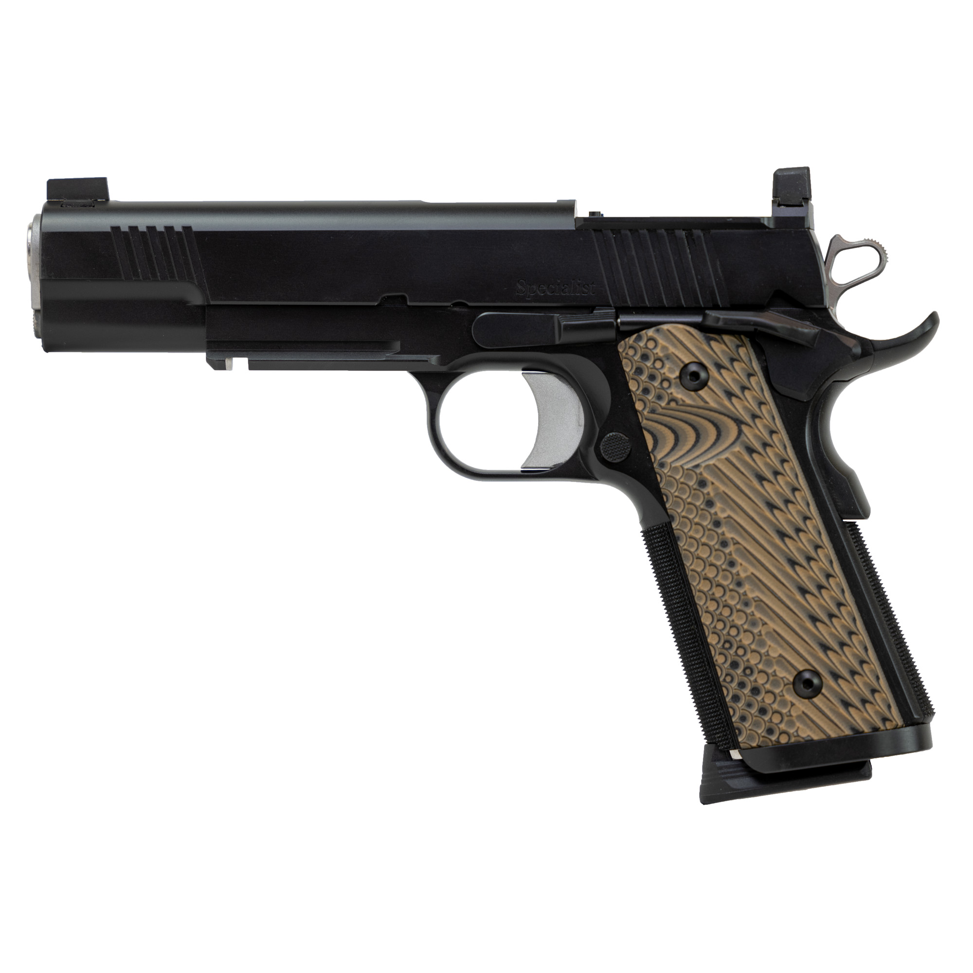 Dan Wesson SPECIALIST 1911 5″ 45 ACP 8rd Night Sights – Black