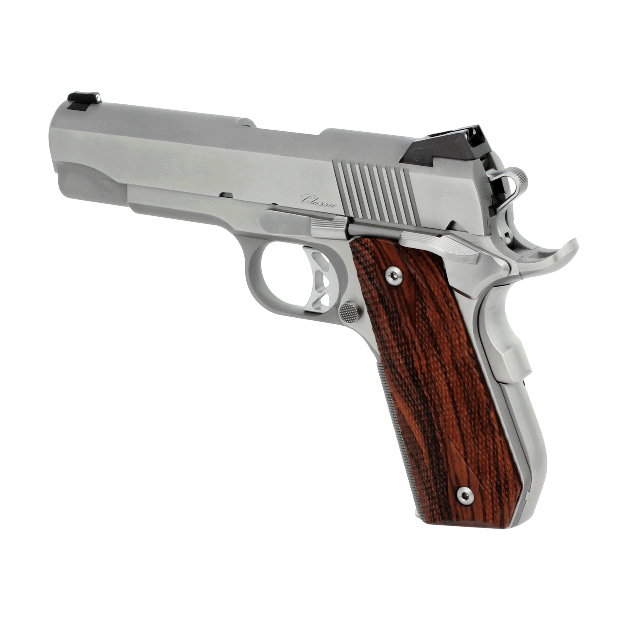 Dan Wesson Bobtail CCO 1911 4.25″ 45 ACP 8rd Night Sights – Silver