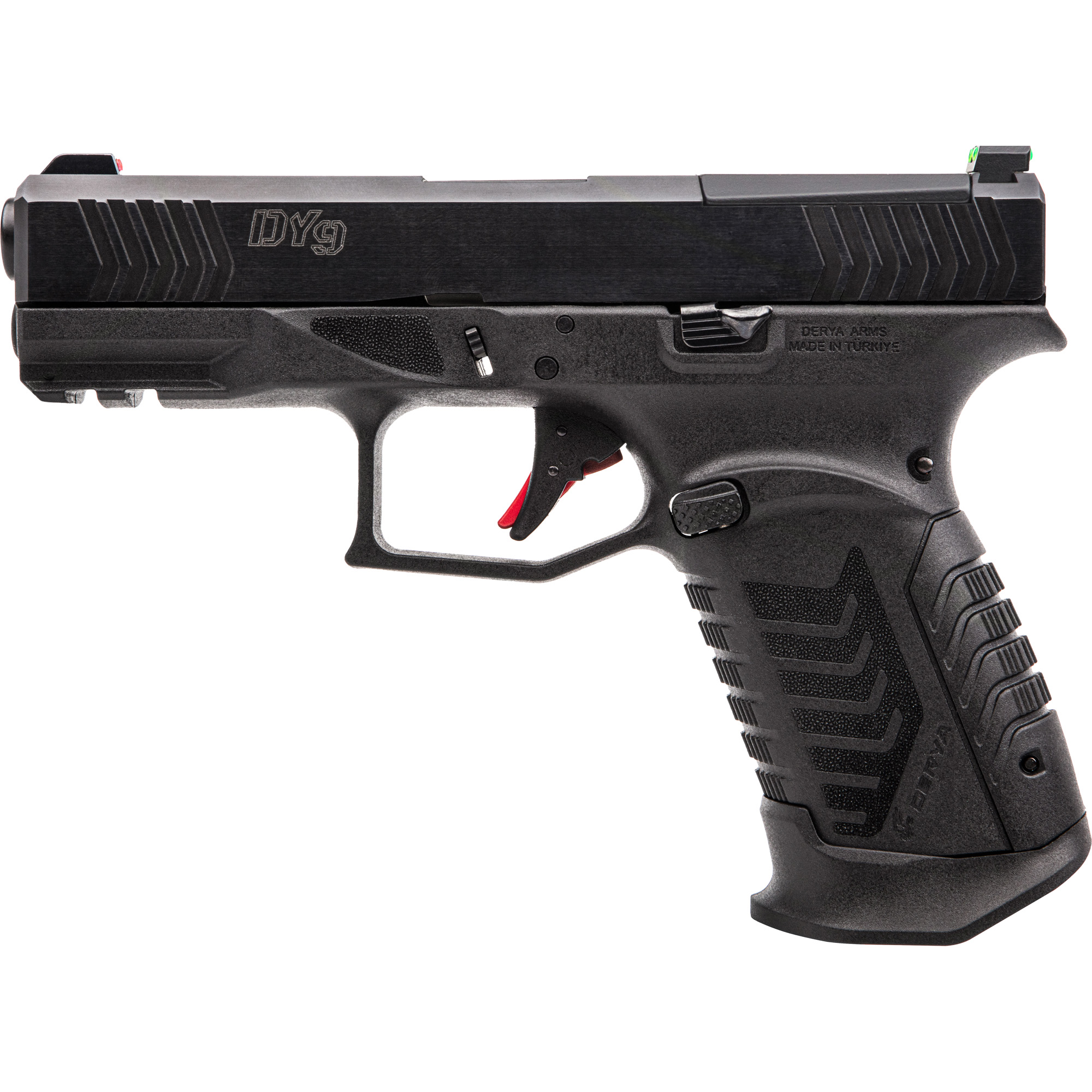 Derya DY9 Striker Fired 3.86″ 9mm 10rd Fiber Optic – Black