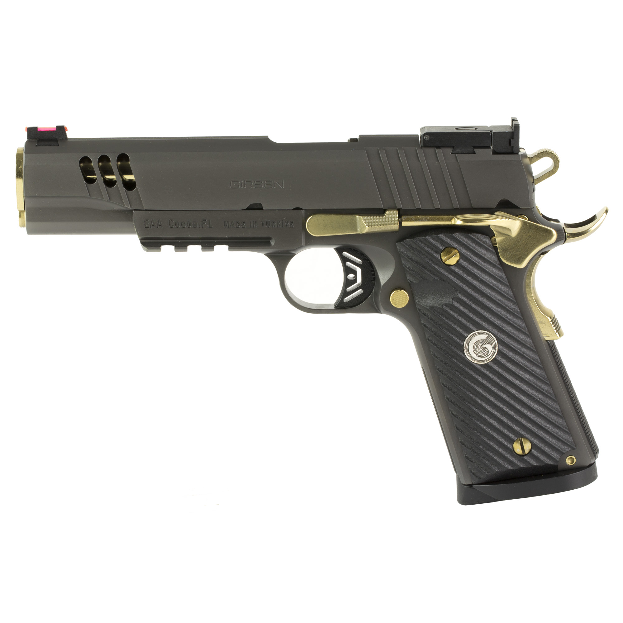 Girsan MC1911 Negotiator 5″ 45 ACP 8rd Adjustable Sights – Black