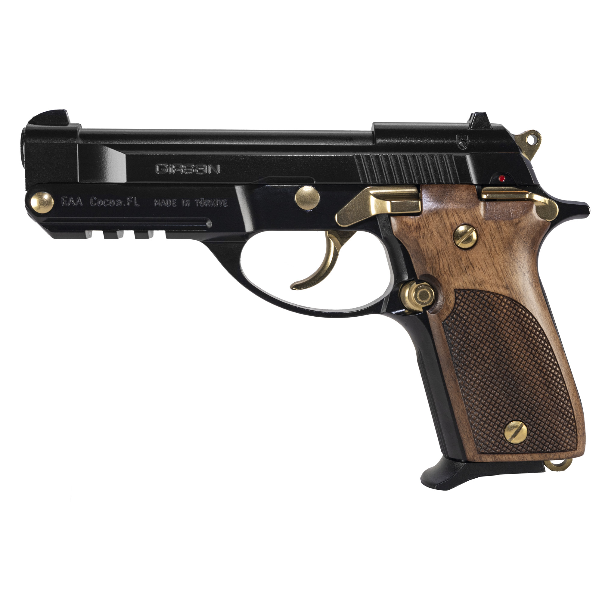 Girsan MC14T Solution DA/SA 4.5″ 380 ACP 13rd – Black, Gold