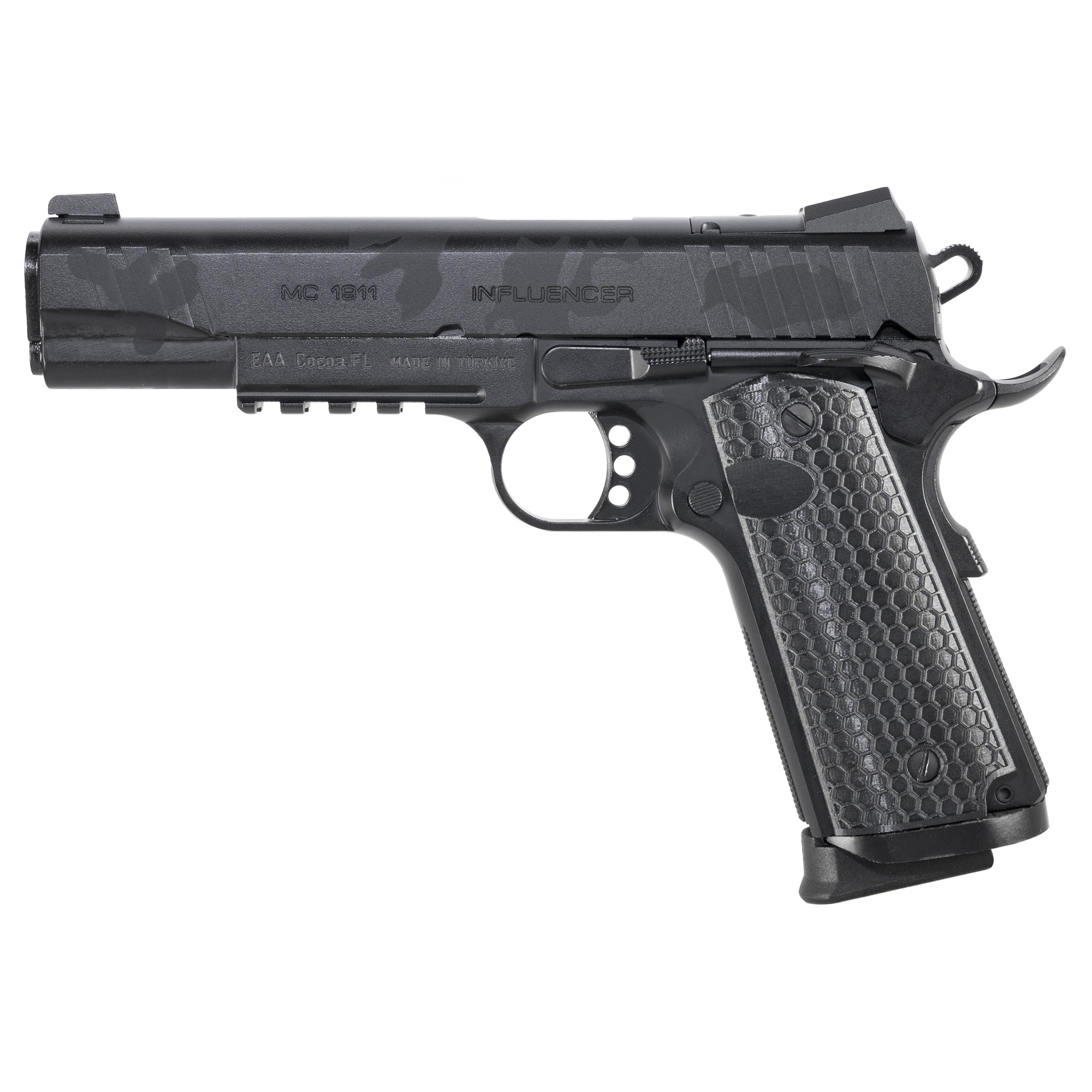 Girsan MC1911S Influencer 5″ 45 ACP 8rd 3 Dot – Black