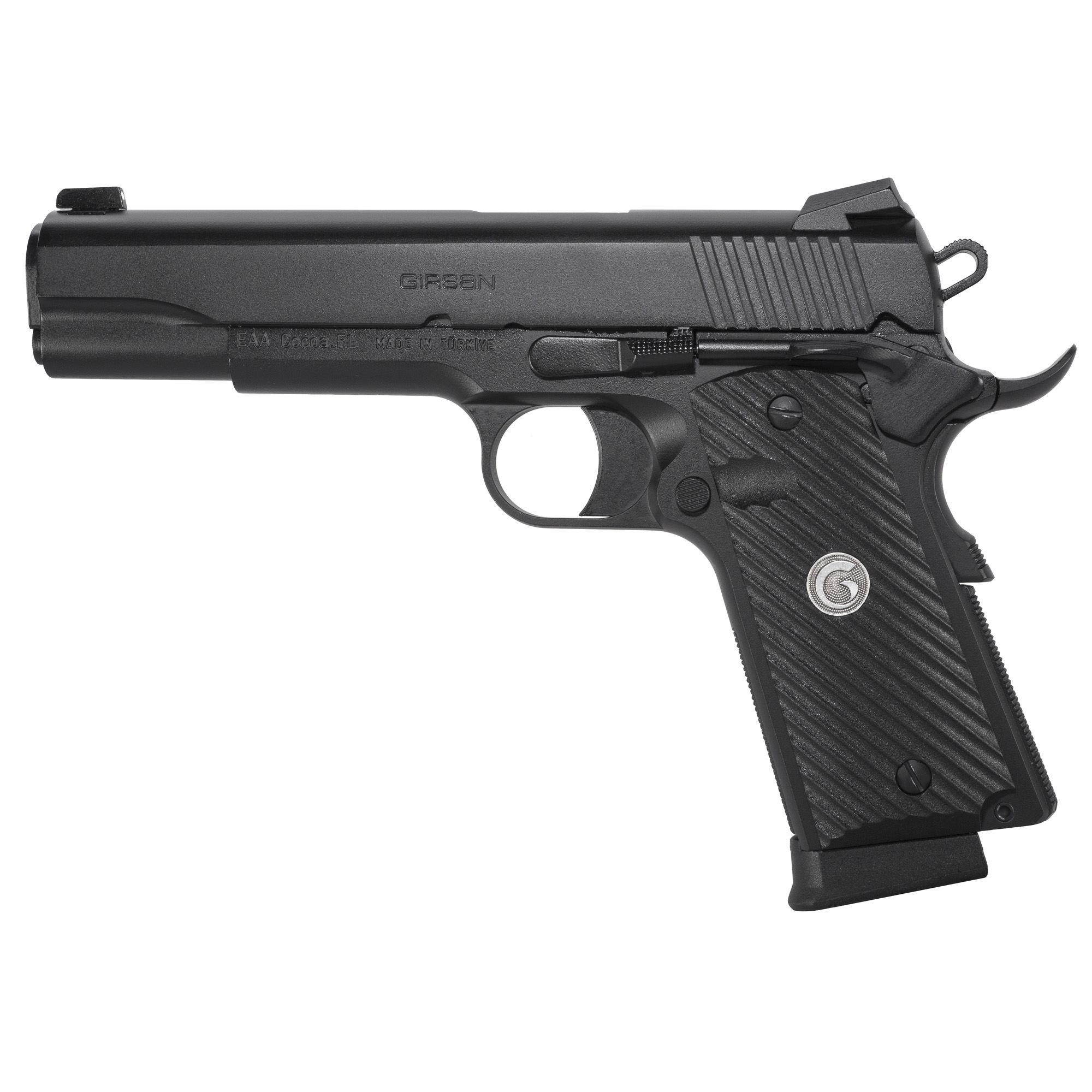 Girsan MC1911S Untouchable 5″ 45 ACP 8rd 3 Dot – Black