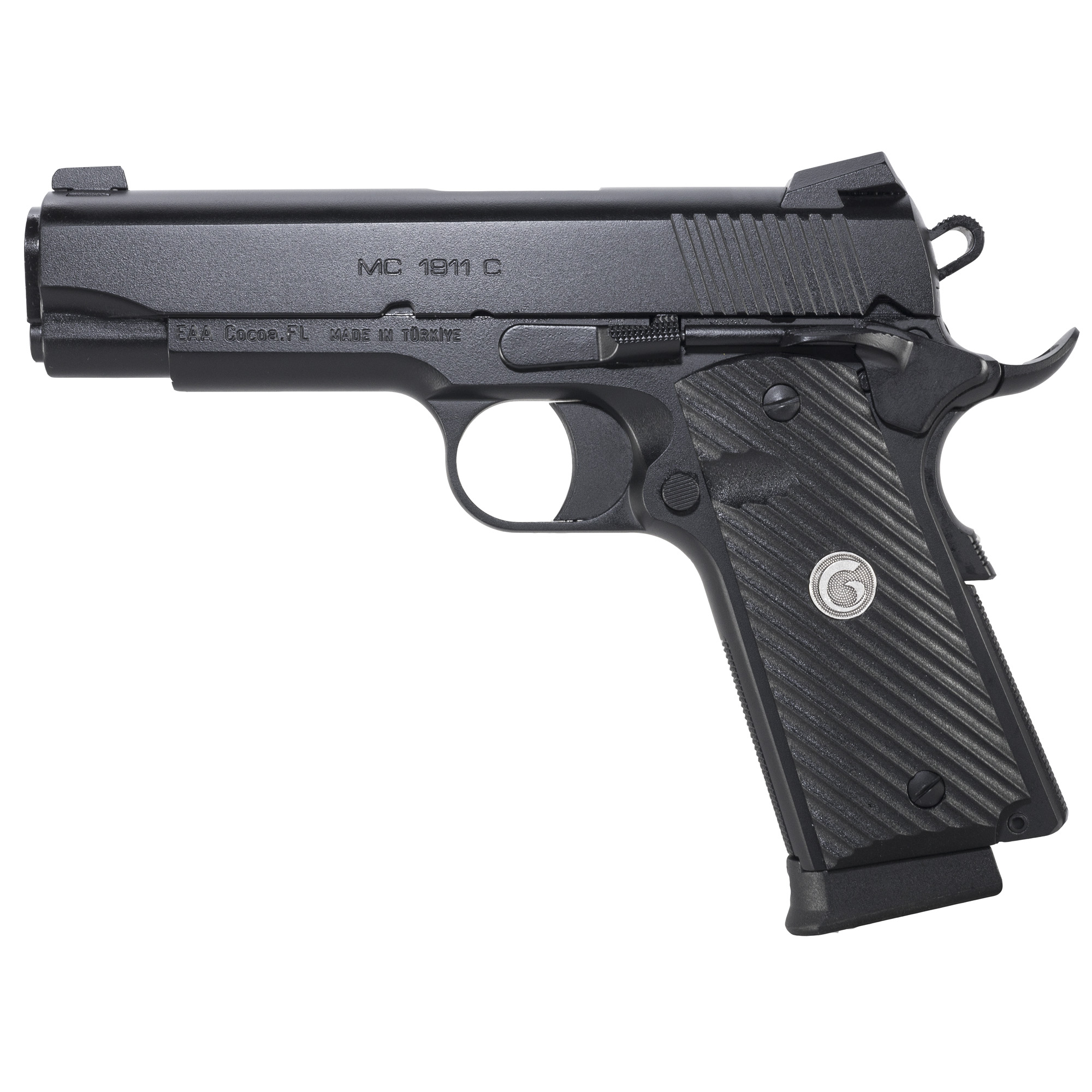 Girsan MC1911 C Untouchable 4.4″ 45 ACP 8rd 3 Dot – Black