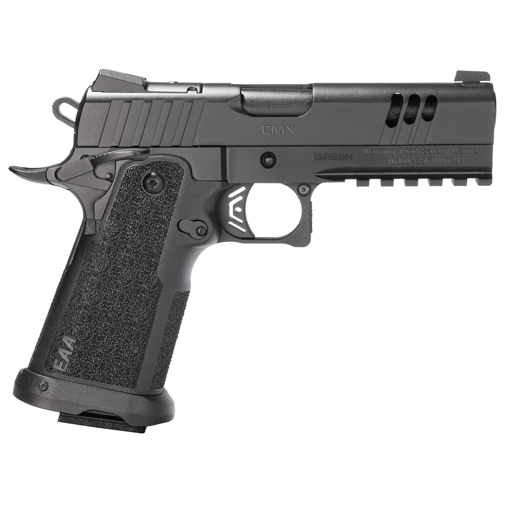 Girsan WITNESS 2311 CMX Single Action Only 4.25" 9MM 17 Rounds 3 Dot - Blac-img-1