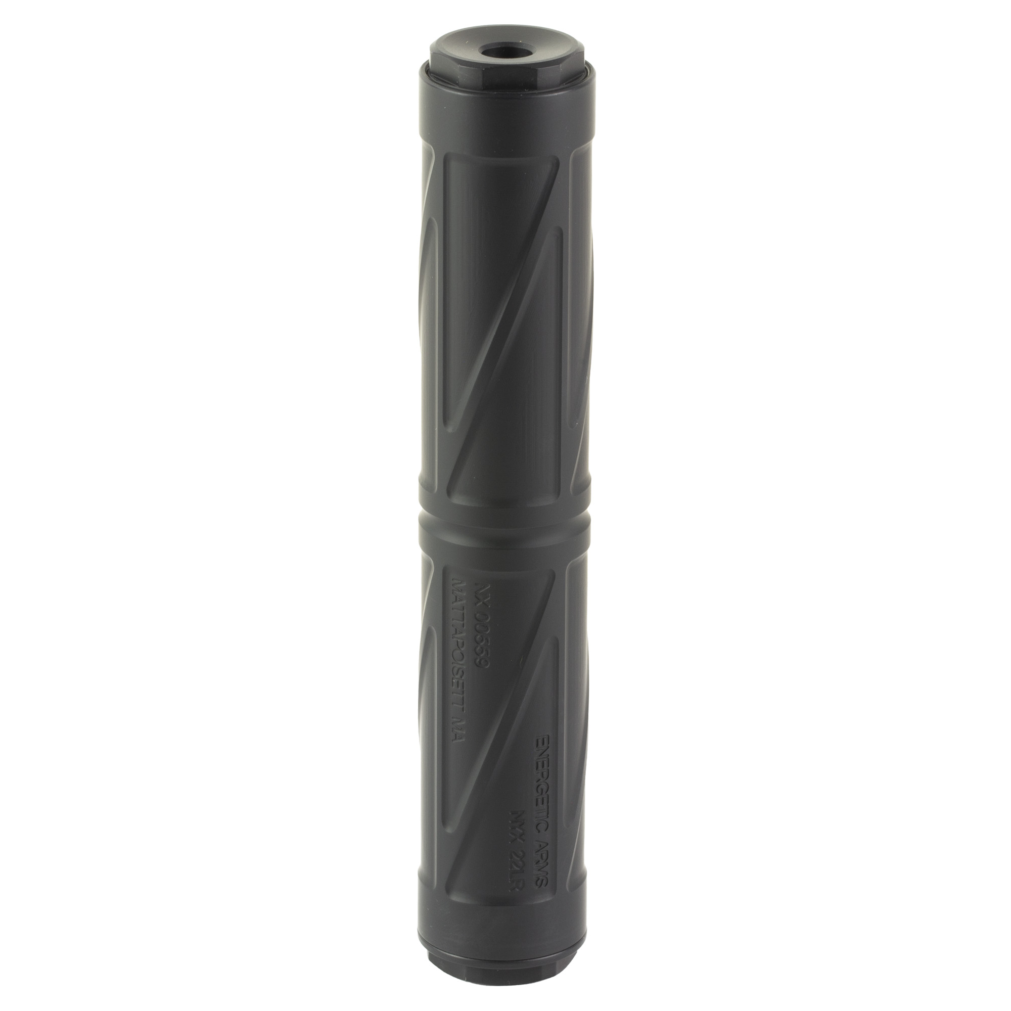 Energetic Armament NYX Silencer Suppressor 22LR, 17HMR, 22MAG, 5.7 Titanium – Black