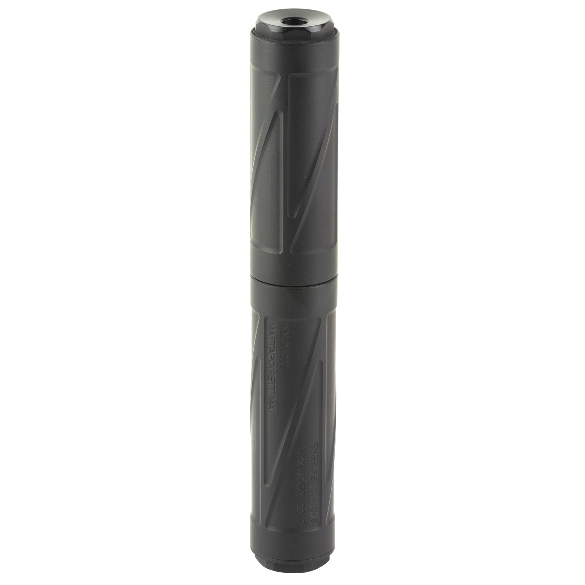 Energetic Armament NYX Silencer MOD2 Suppressor 22LR, 17HMR, 22MAG, 5.7 Titanium – Black