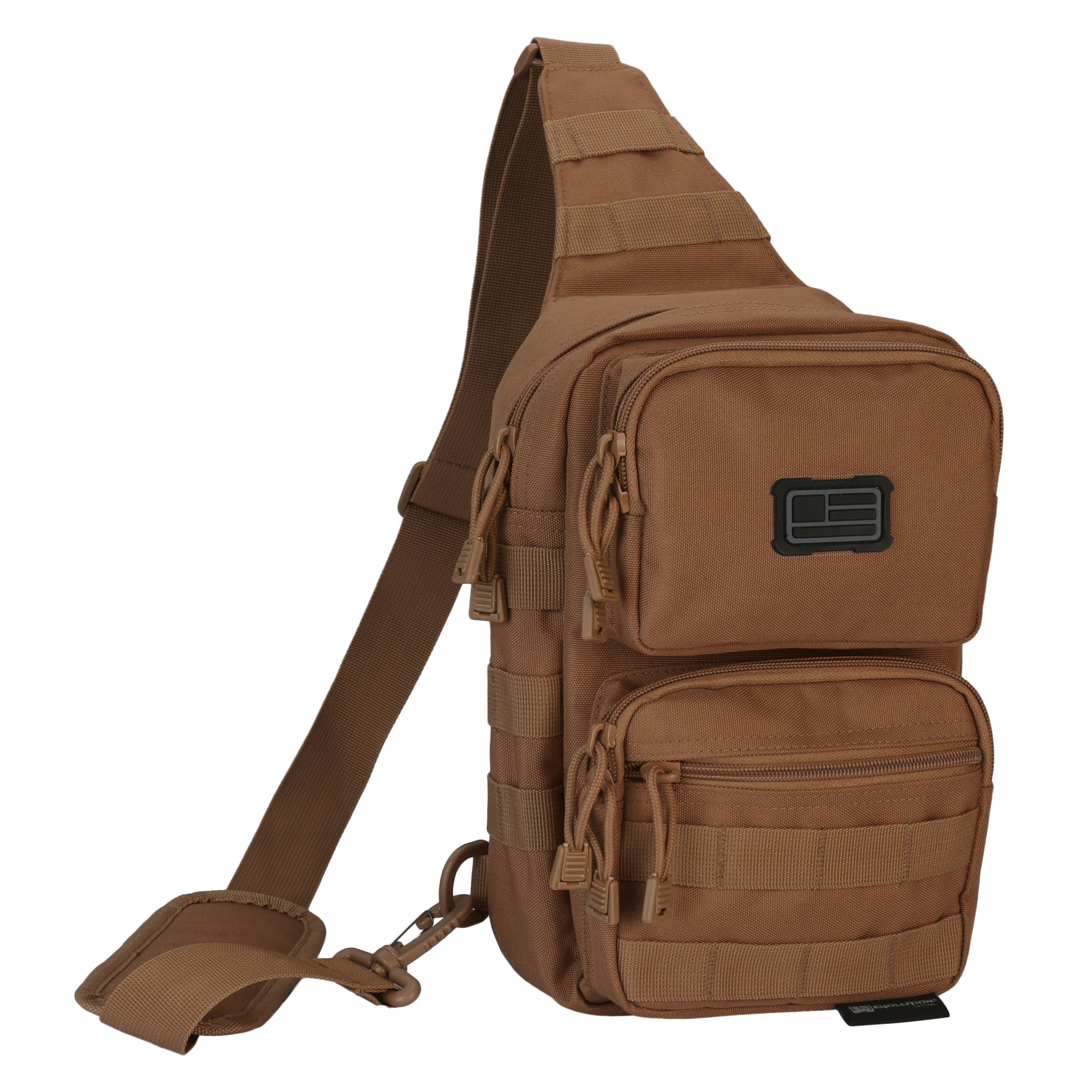 Evolution Outdoor Sling Pack Polyester Bag – Coyote