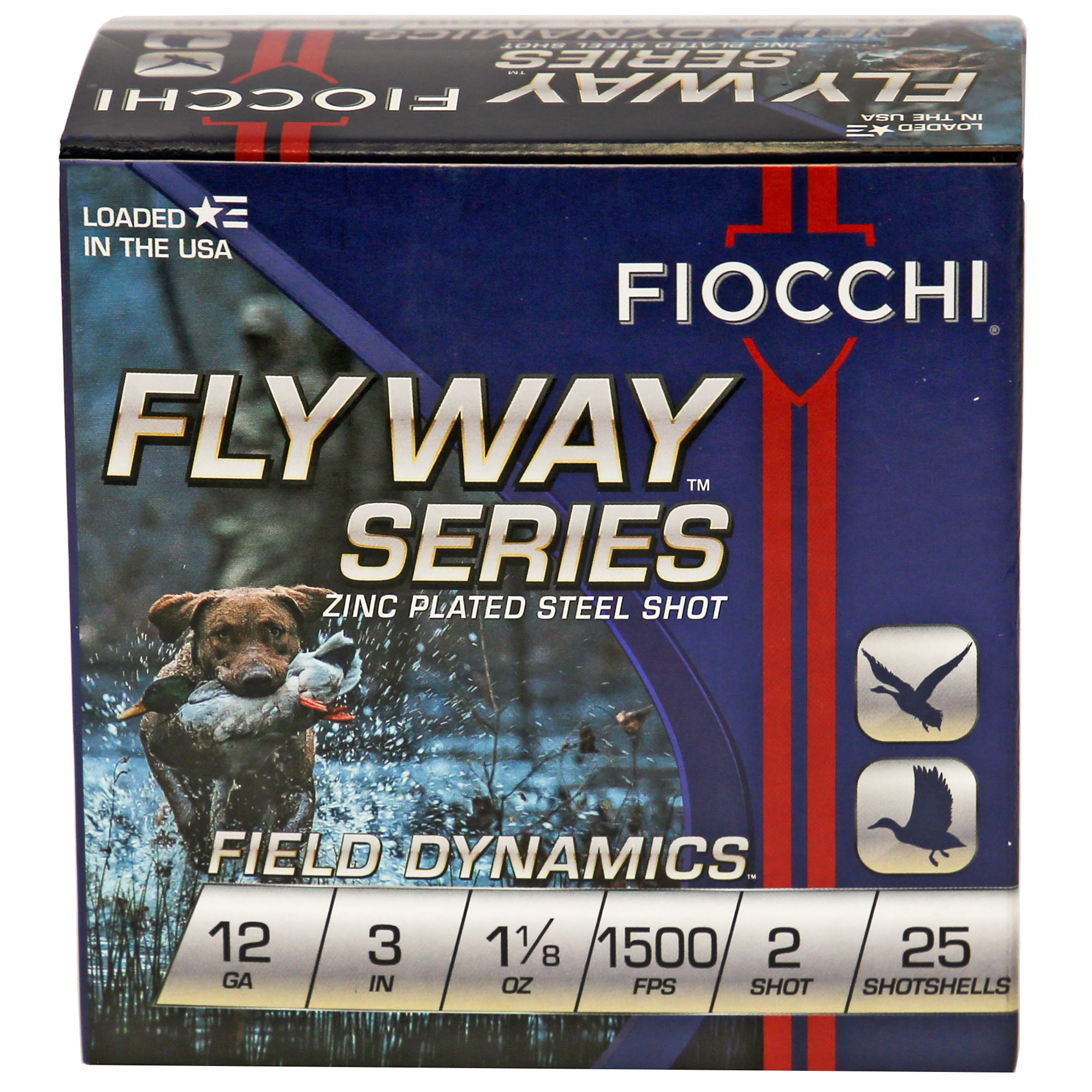 Fiocchi Flyway Steel 12 Gauge 3″ Waterfowl #2 Steel Shot – 25rd