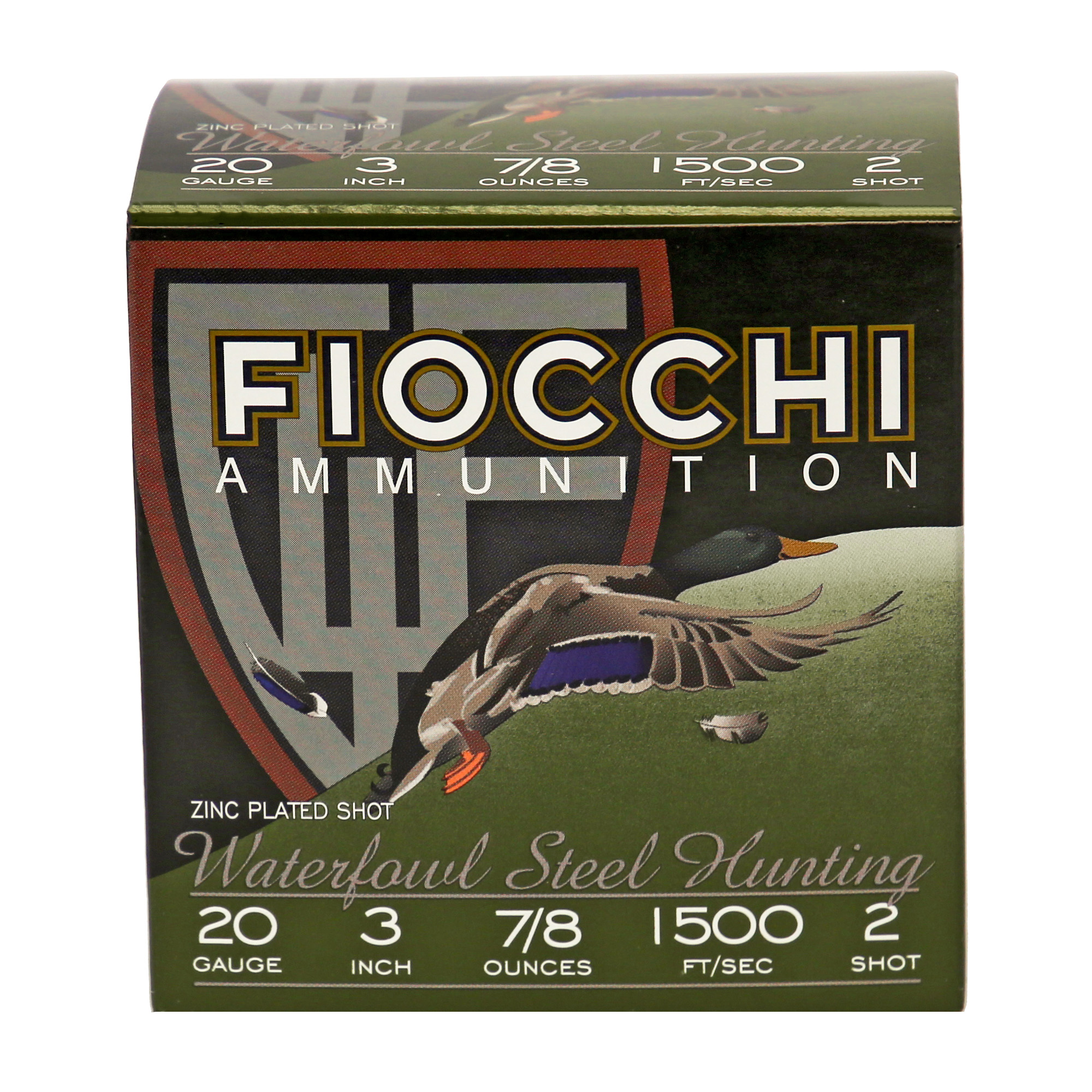 Fiocchi Flyway Steel 20 Gauge 3″ Waterfowl #2 Steel Shot – 25rd