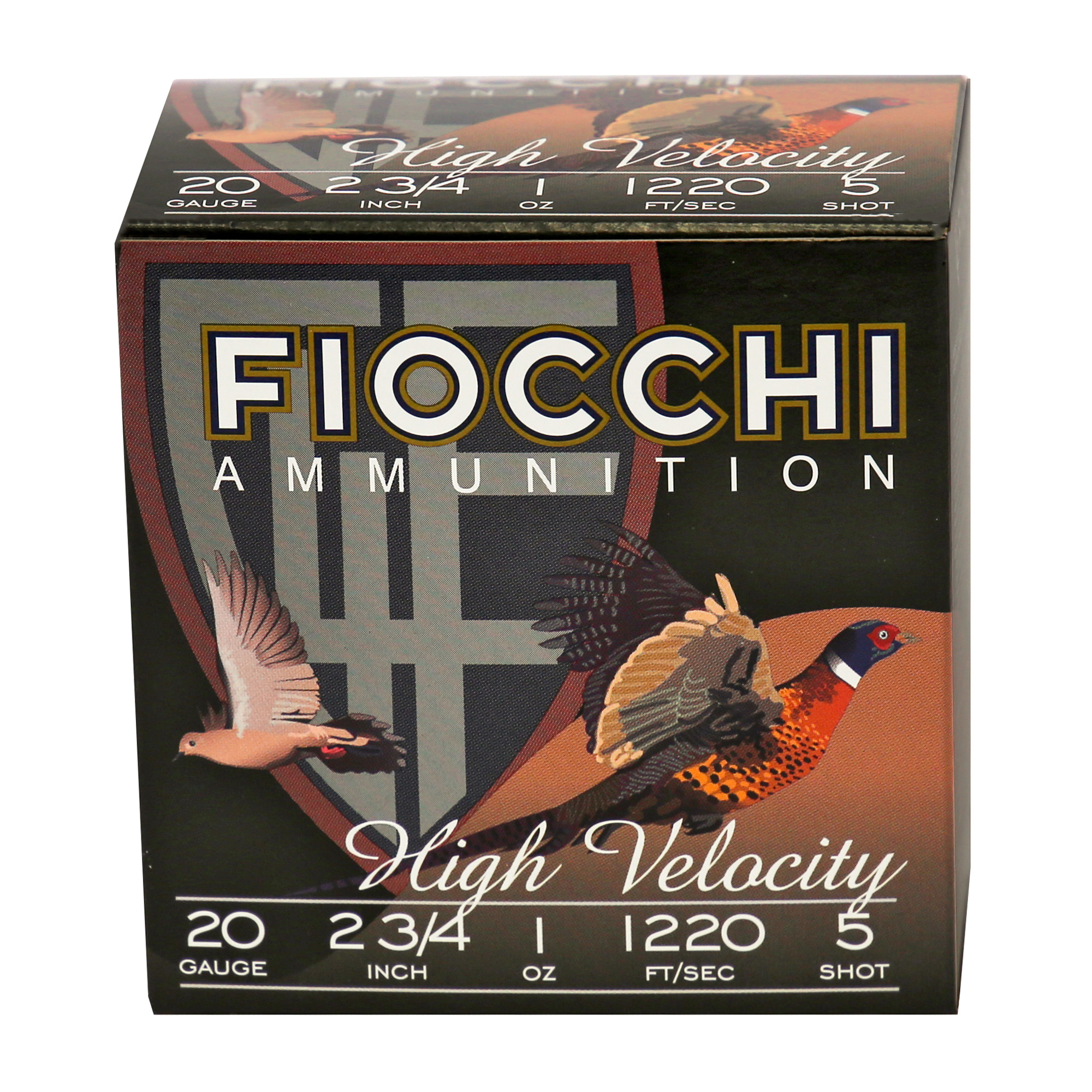 Fiocchi Lead Hunting 20 Gauge 2.75″ Hi-Velocity #5 – 25rd