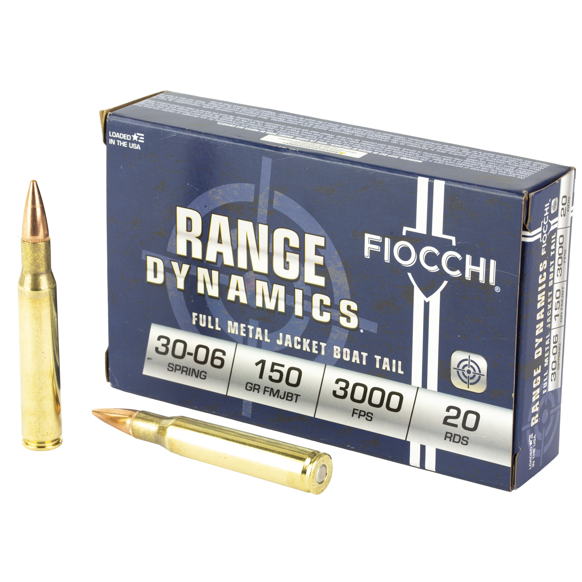 Fiocchi Rifle 30-06 Springfield 150gr Full Metal Jacket – 20rd