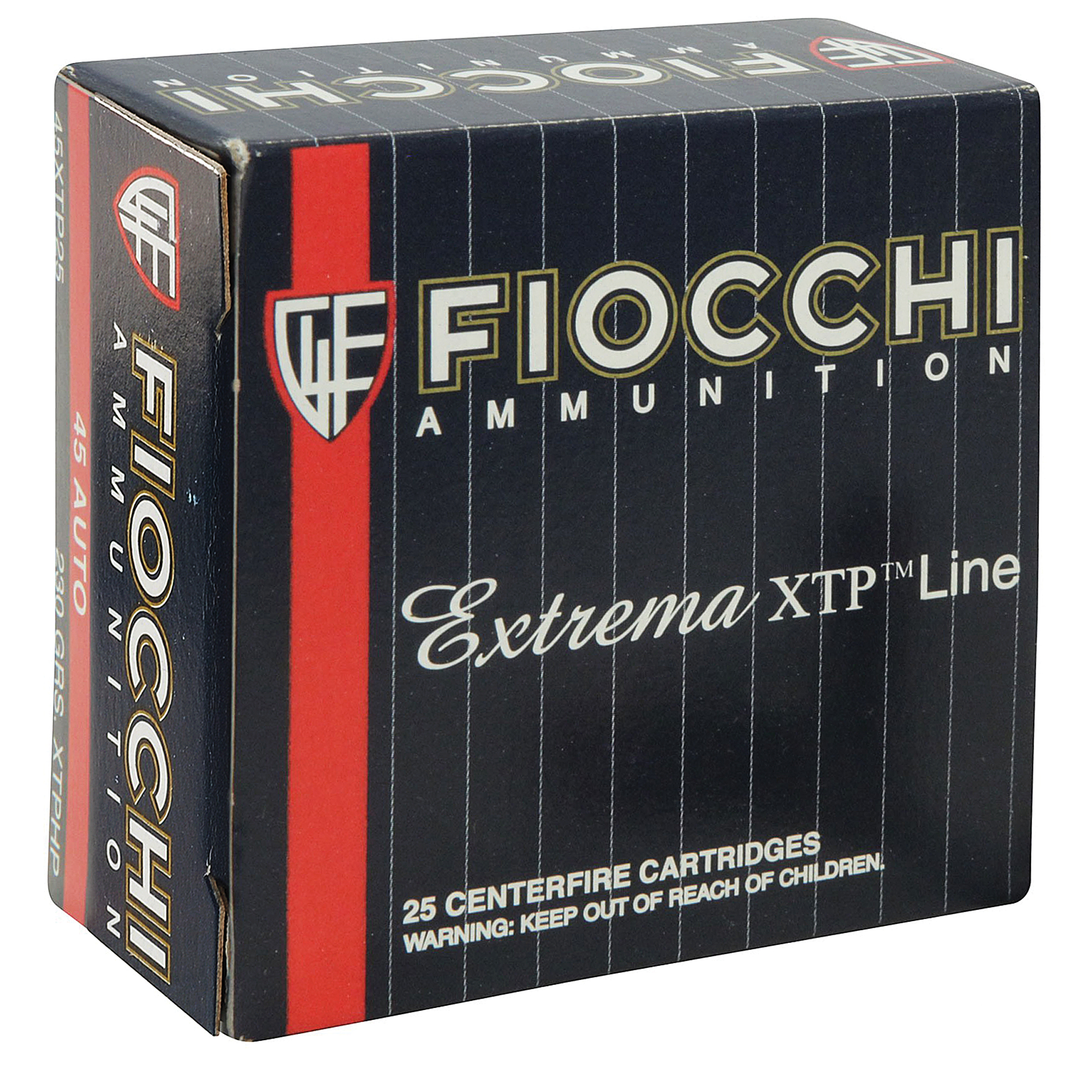 Fiocchi Centerfire Pistol 45 ACP 230gr XTP – 25rd