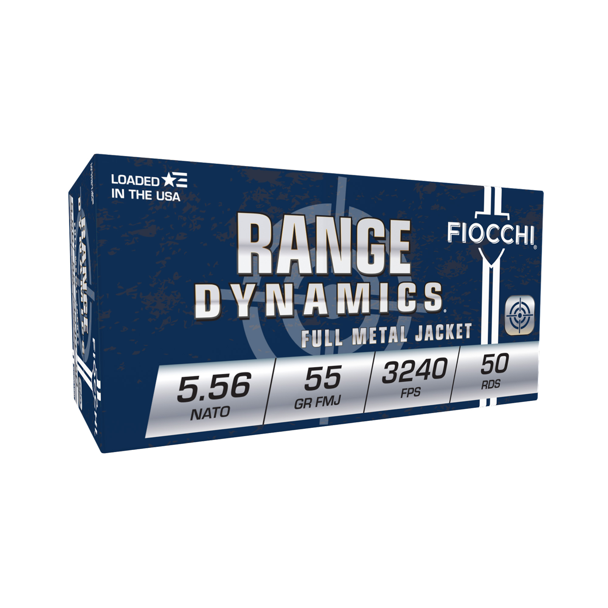 Fiocchi Rifle 5.56 NATO M193 (5.56) 55gr Full Metal Jacket – 50rd