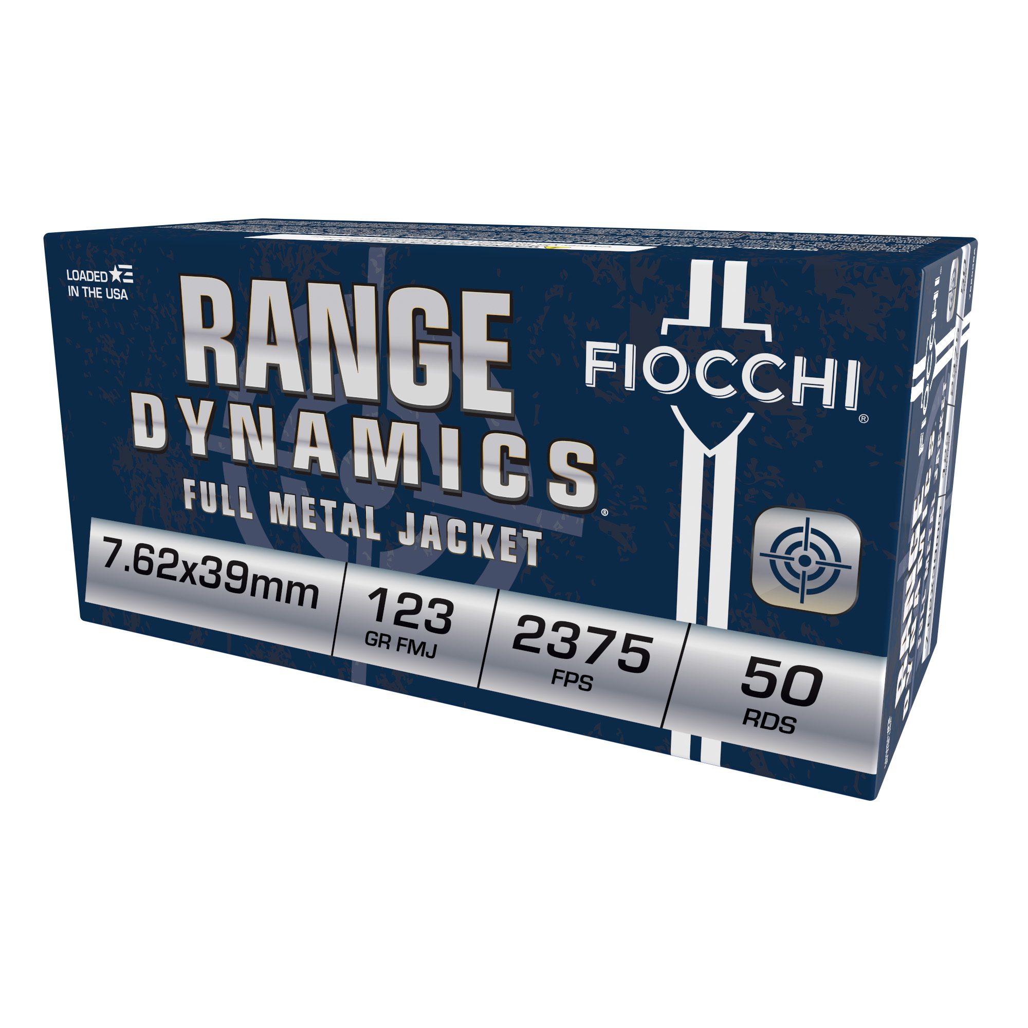 Fiocchi Rifle 7.62×39 123gr Full Metal Jacket – 50rd