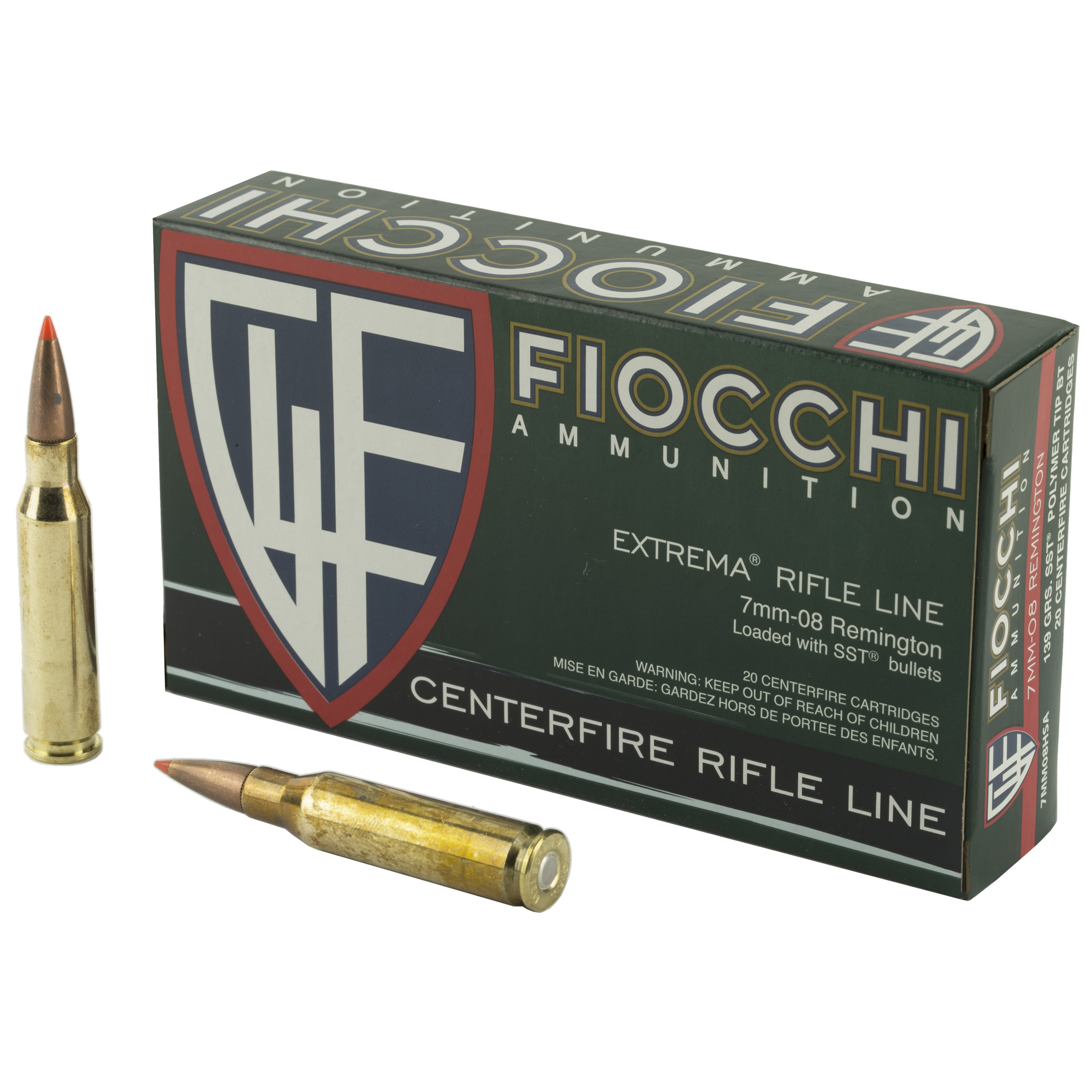 Fiocchi Rifle 7MM-08 139gr SST – 20rd