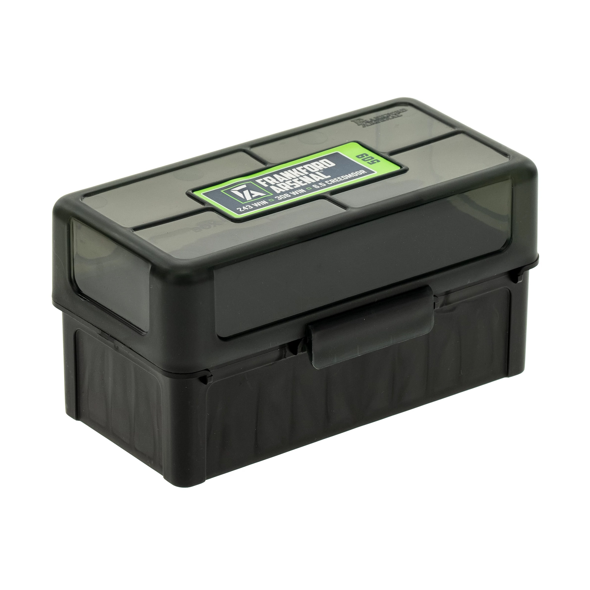 Frankford Arsenal Hinge-Top Ammo Box 50rd Plastic – 1