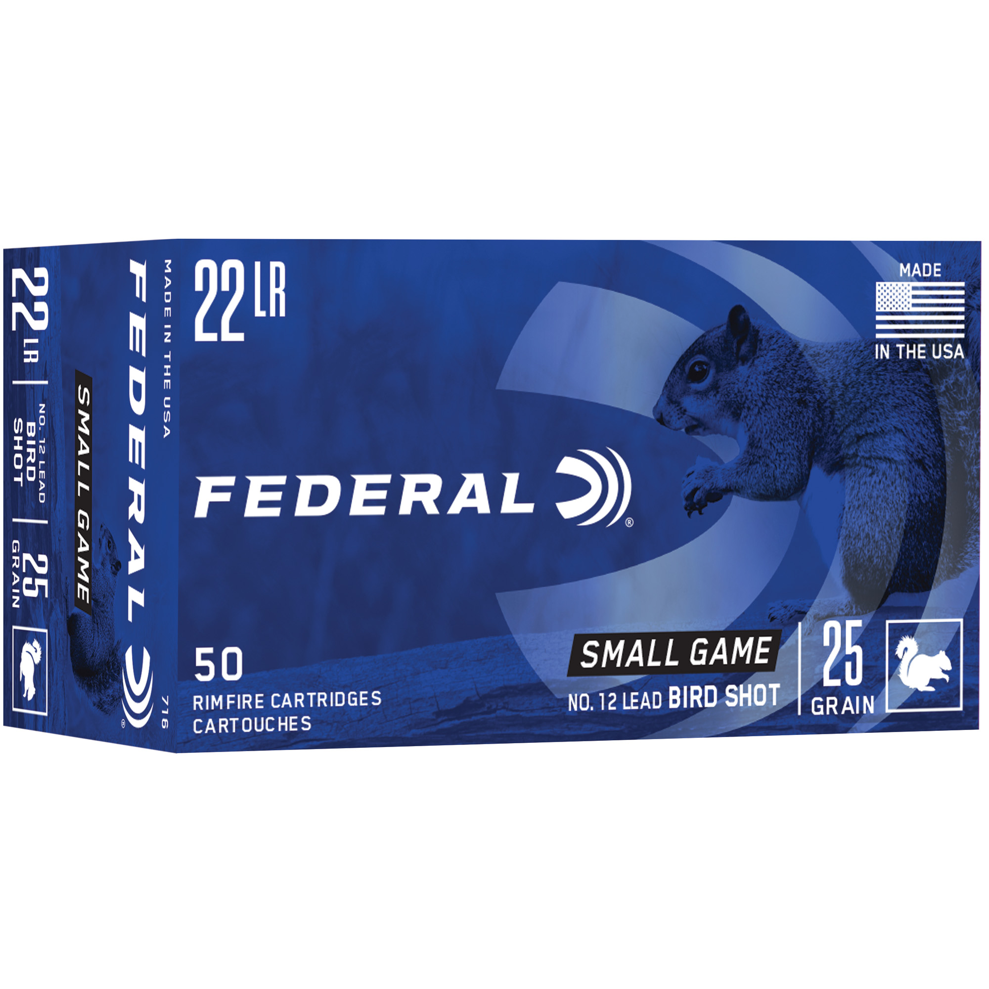 Federal GameShok 22 LR Lead Shot #12 Shotshell – 50rd