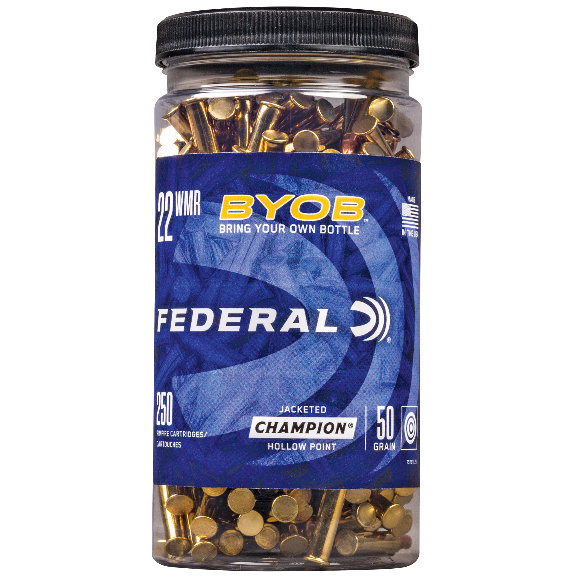 Federal Champion 22 WMR 50gr Jacketed Hollow Point – 250rd