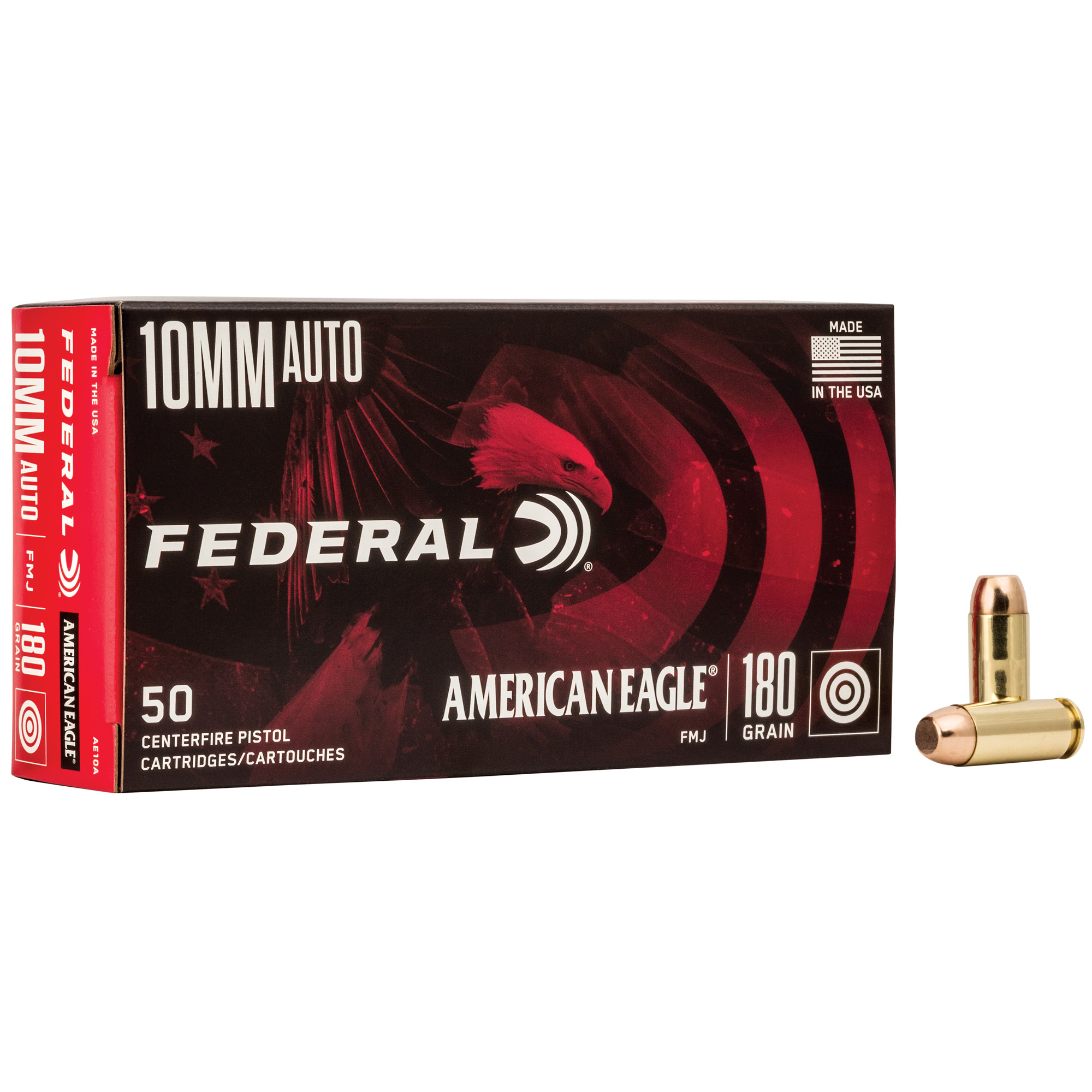 Federal American Eagle 10mm 180gr Full Metal Jacket – 50rd