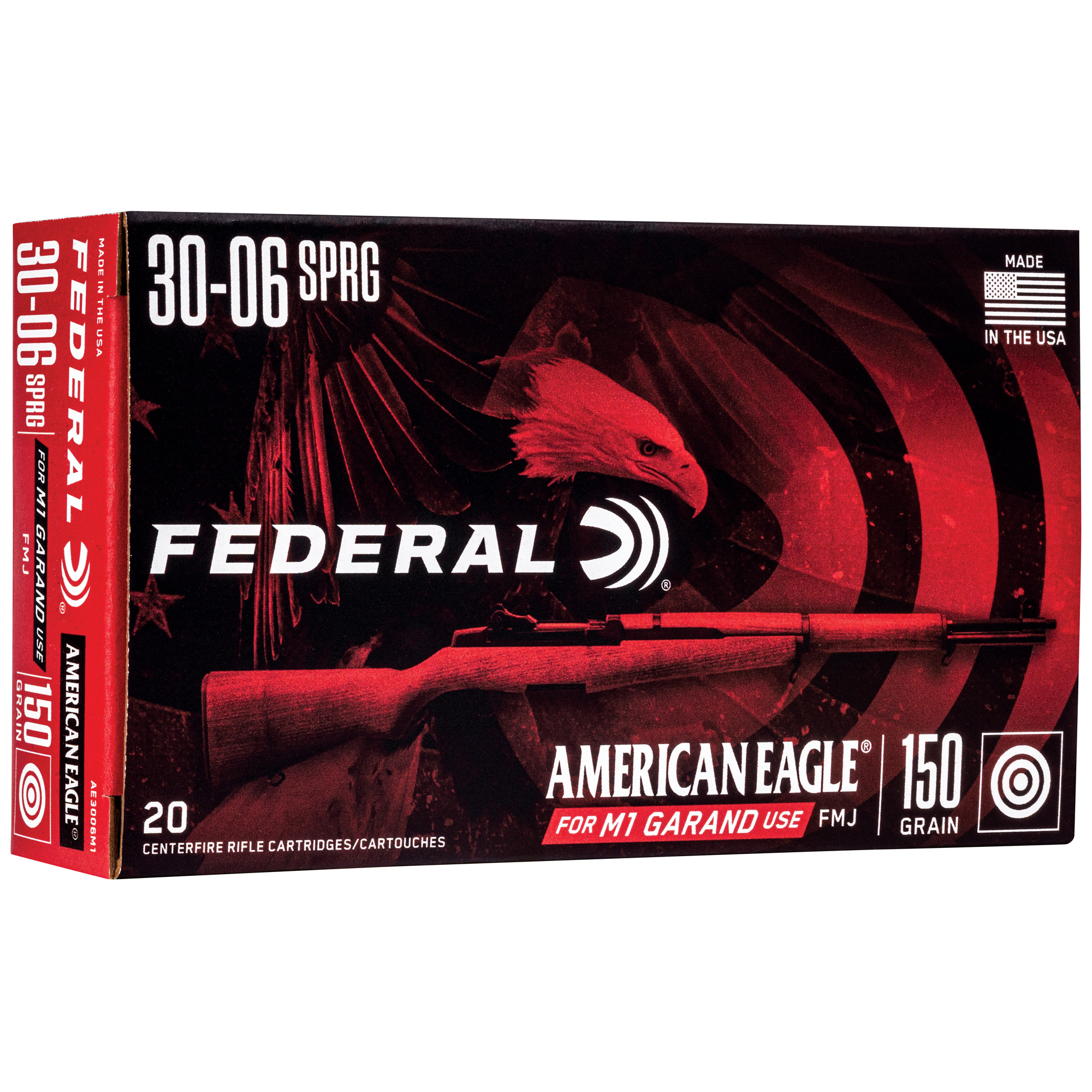 Federal American Eagle 30-06 Springfield 150gr Full Metal Jacket – 20rd