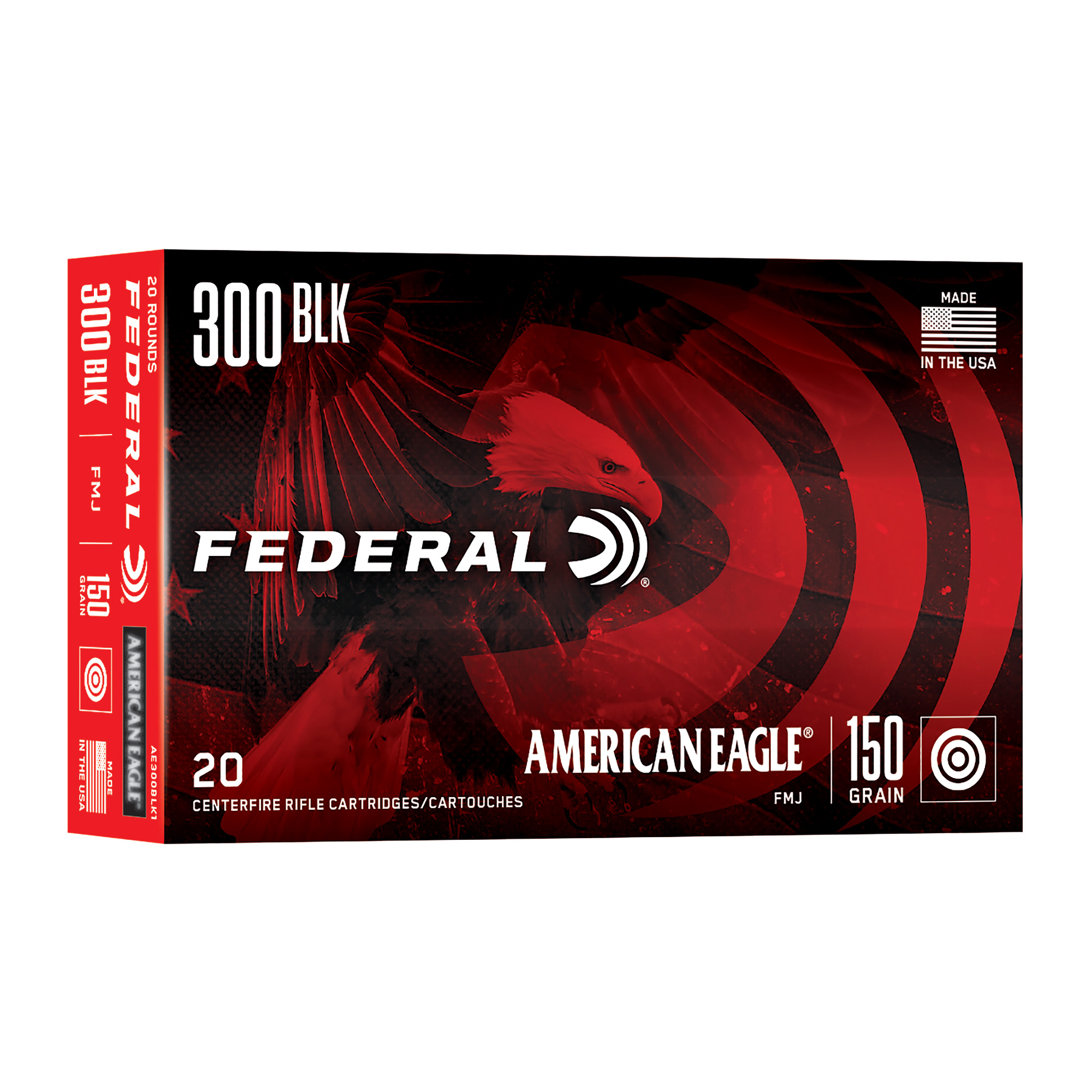 Federal American Eagle 300 Blackout 150gr Full Metal Jacket – 20rd