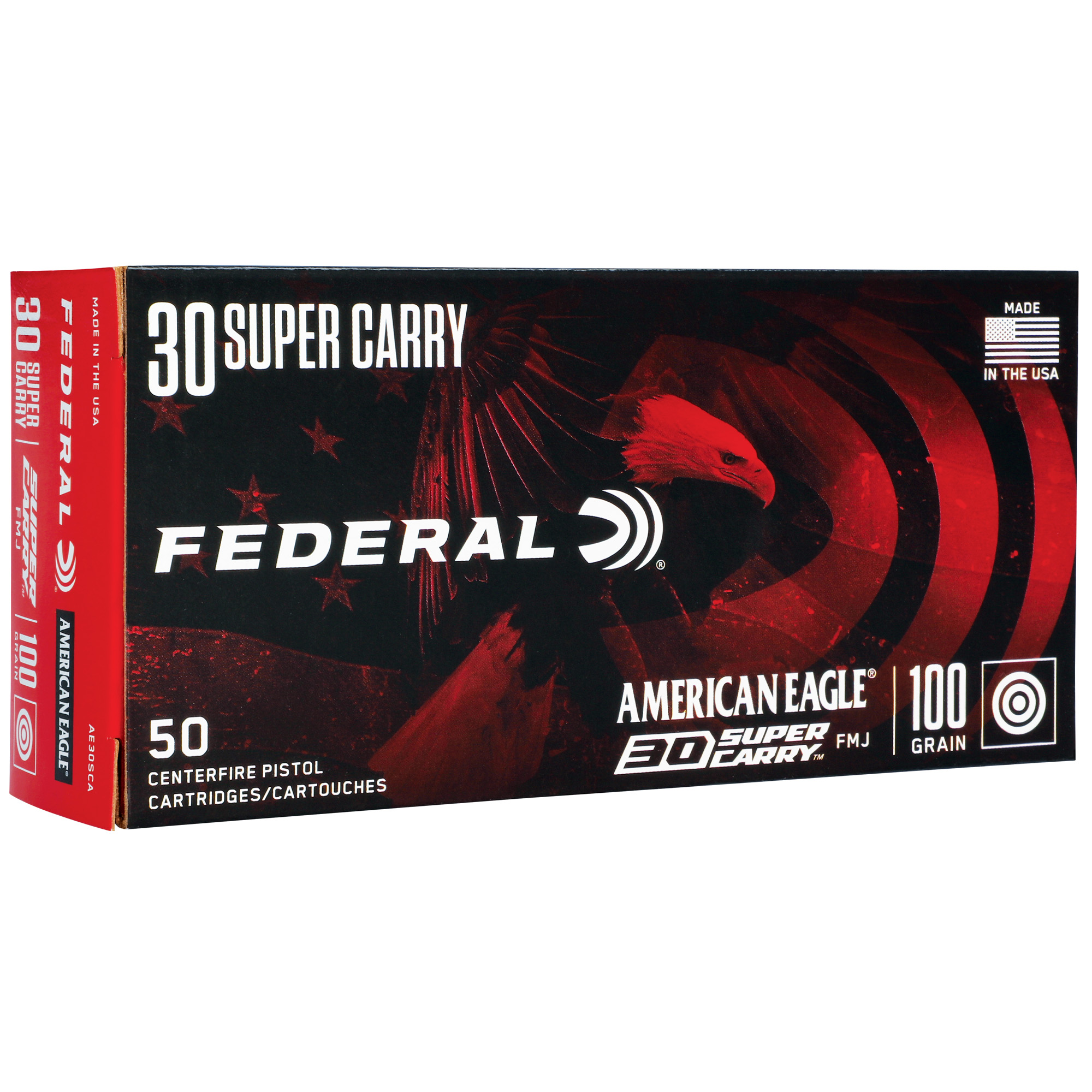 Federal American Eagle 30 Super Carry 100gr Full Metal Jacket – 50rd