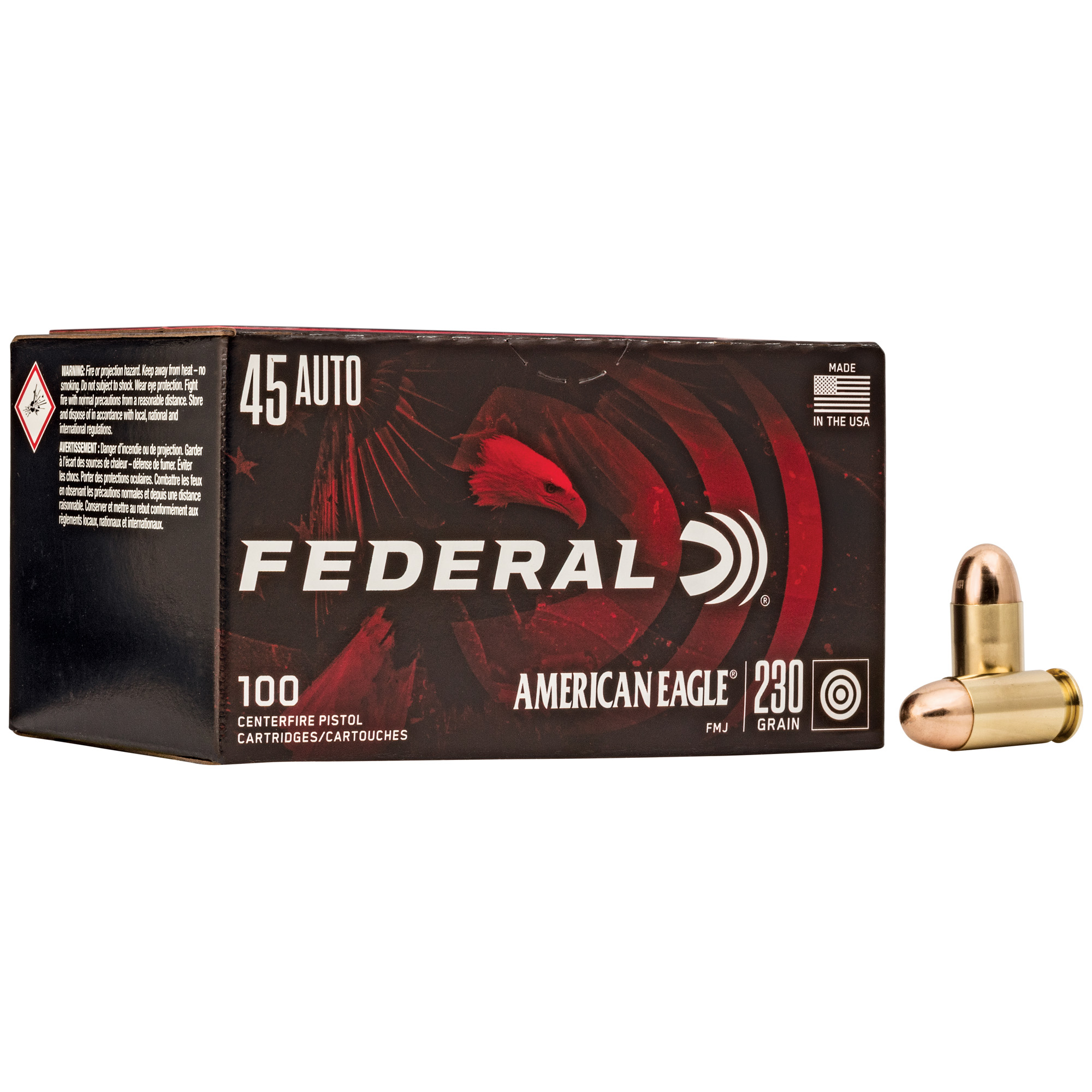 Federal American Eagle 45 ACP 230gr Full Metal Jacket – 100rd