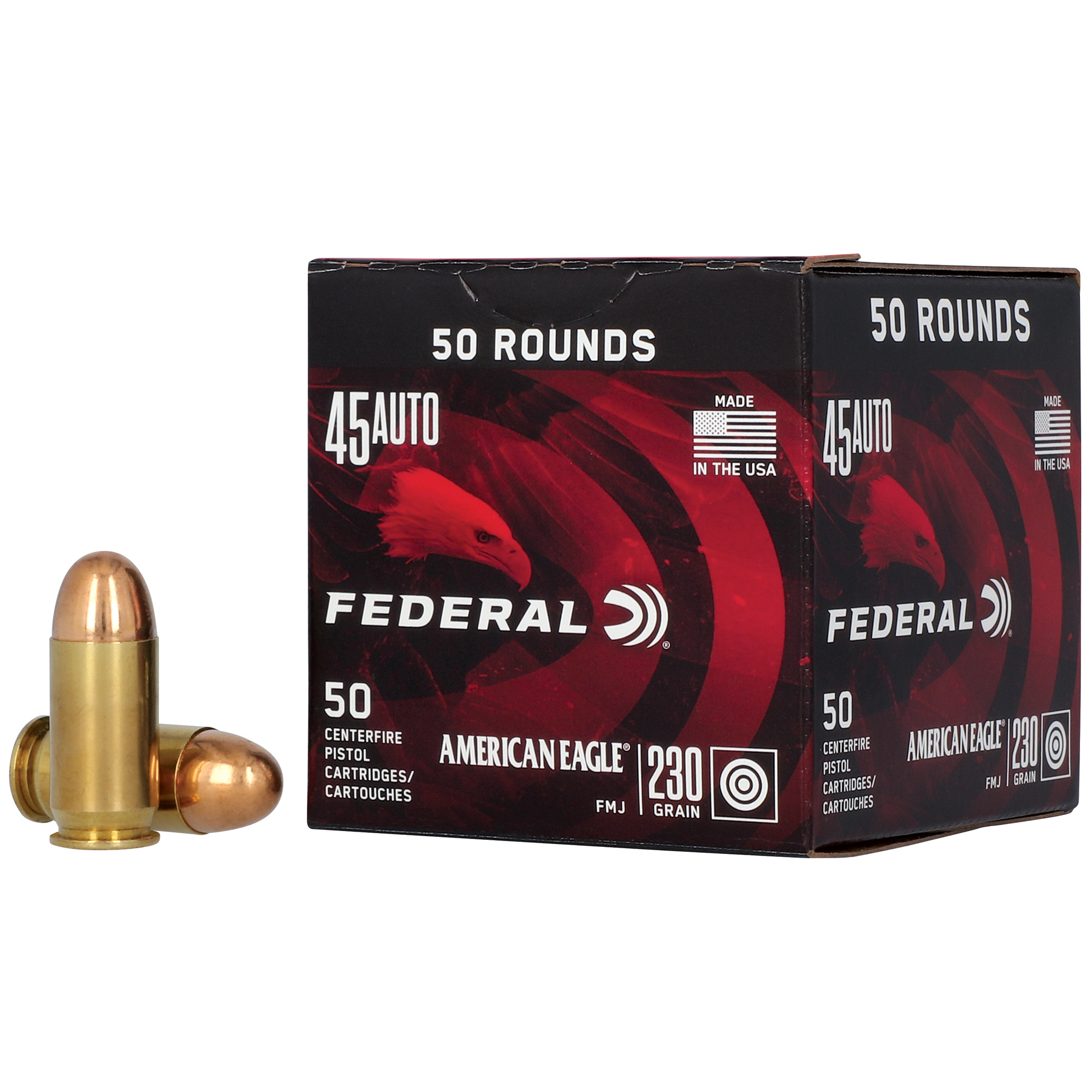 Federal American Eagle 45 ACP 230gr Full Metal Jacket – 50rd