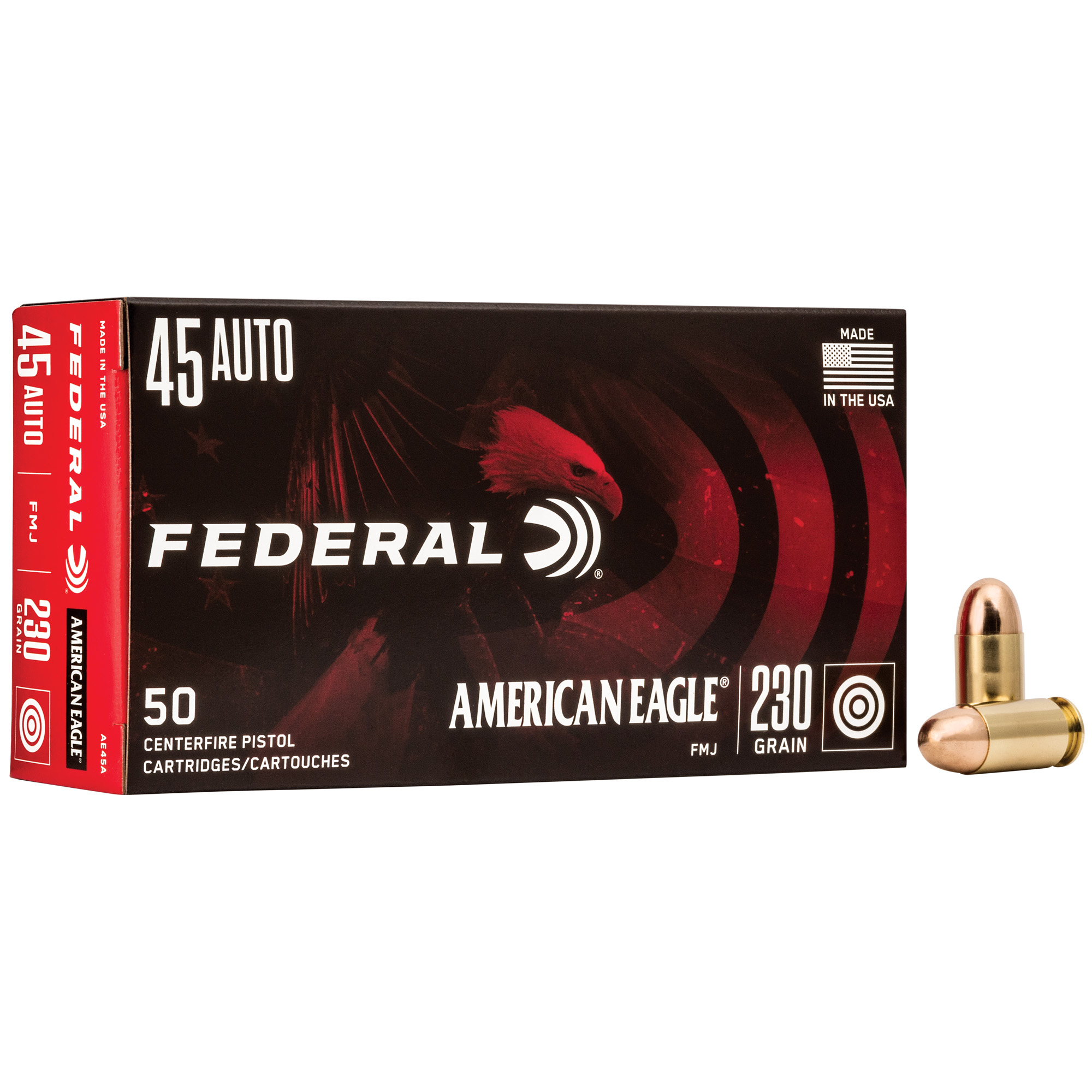 Federal American Eagle 45 ACP 230gr Full Metal Jacket – 50rd