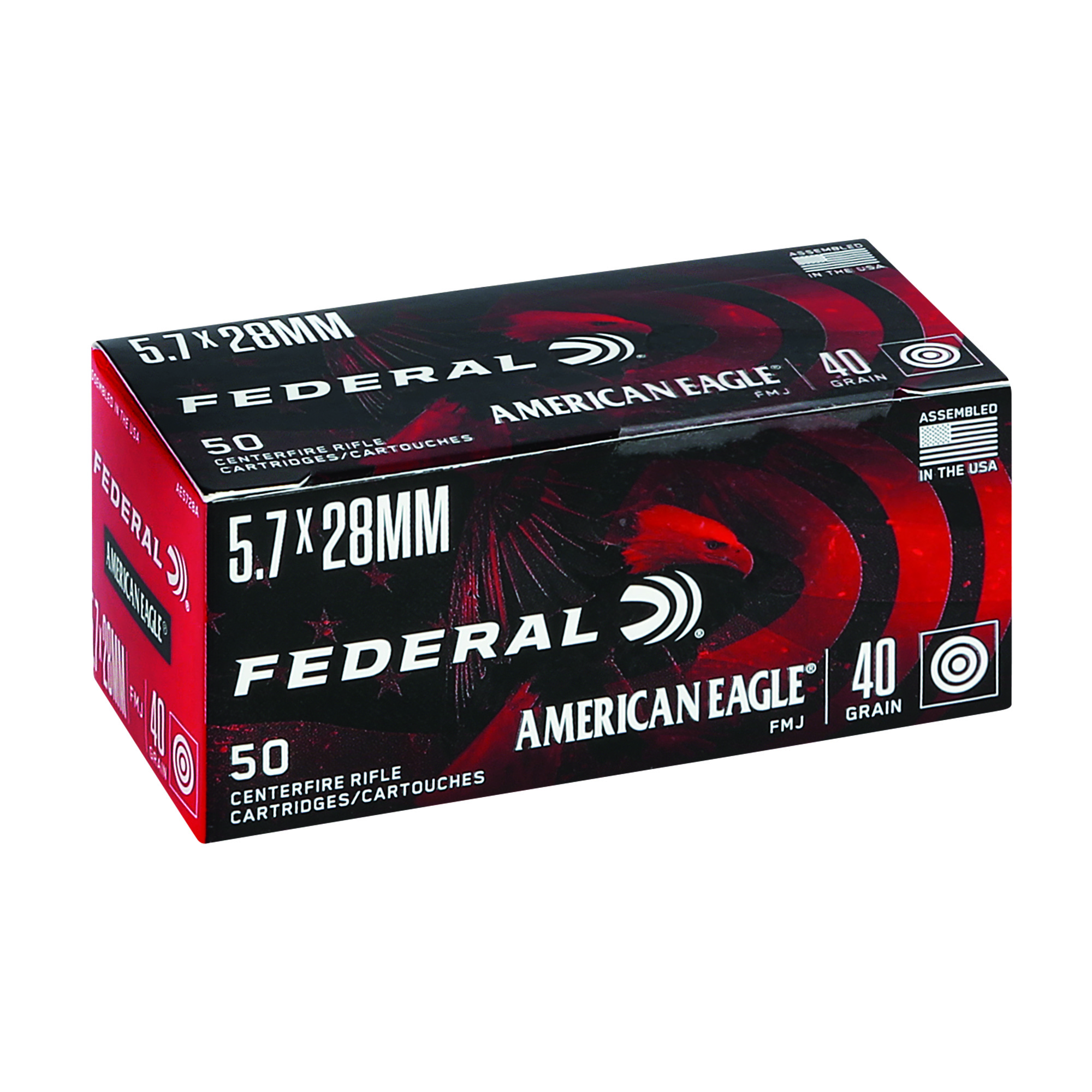 Federal American Eagle 5.7X28mm 40gr Total Metal Jacket – 50rd