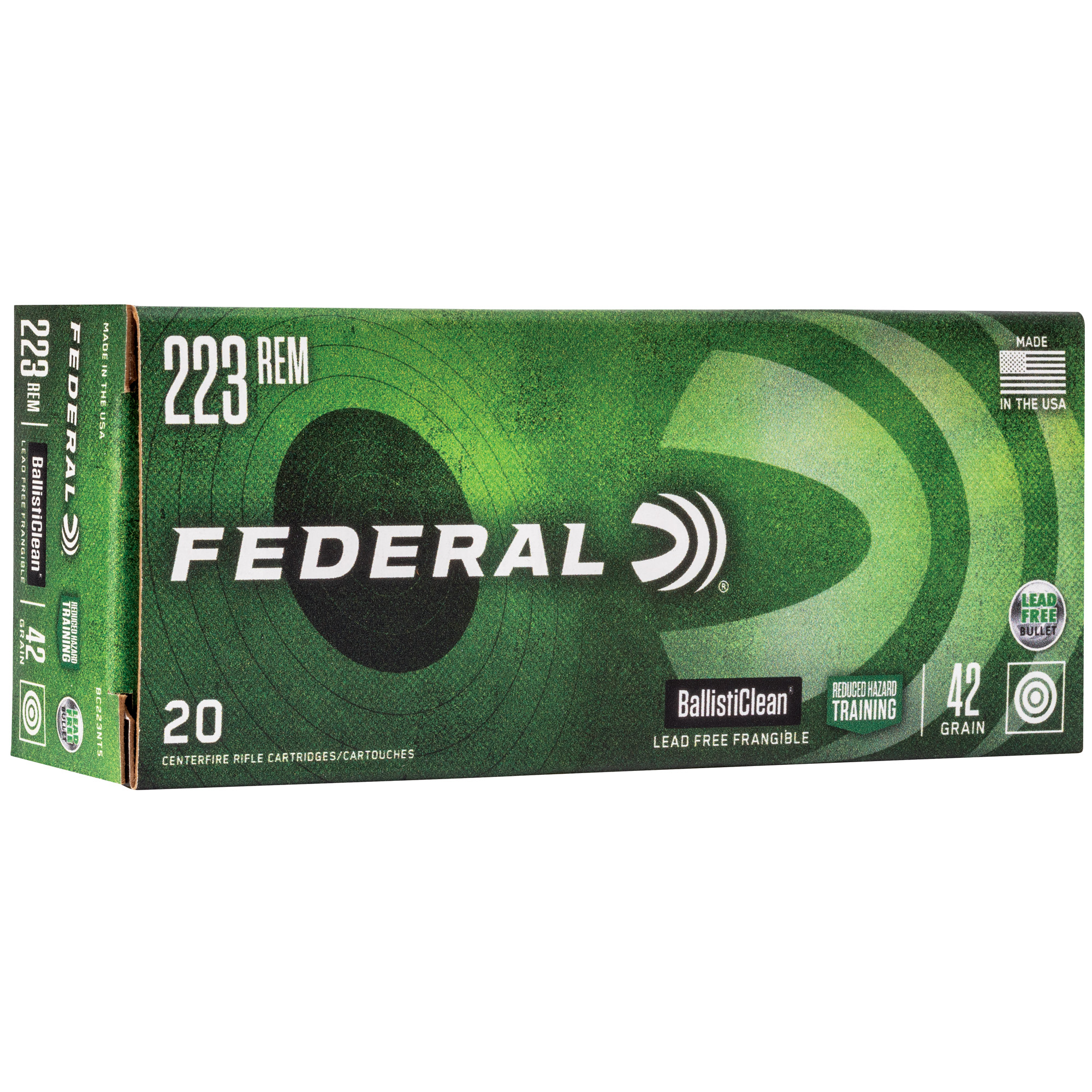 Federal Ballisticlean 223 Remington 42gr Frangible – 20rd