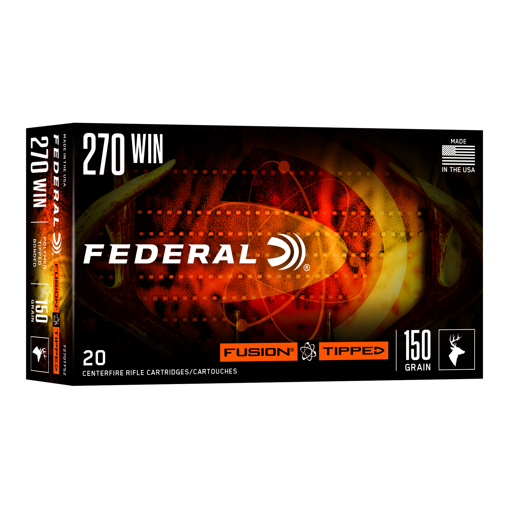 Federal Fusion 270 Winchester 150gr Polymer Tip – 20rd