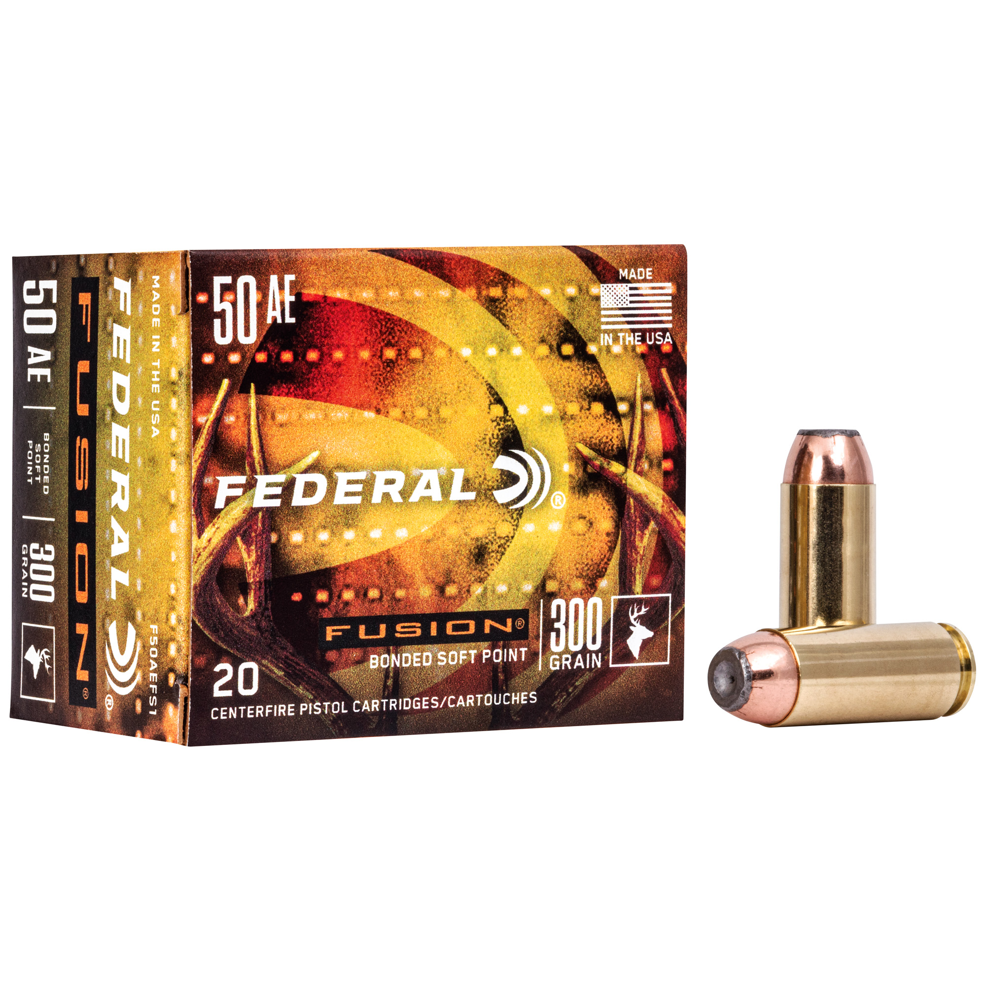 Federal Fusion 50 Action Express 300gr Soft Point – 20rd