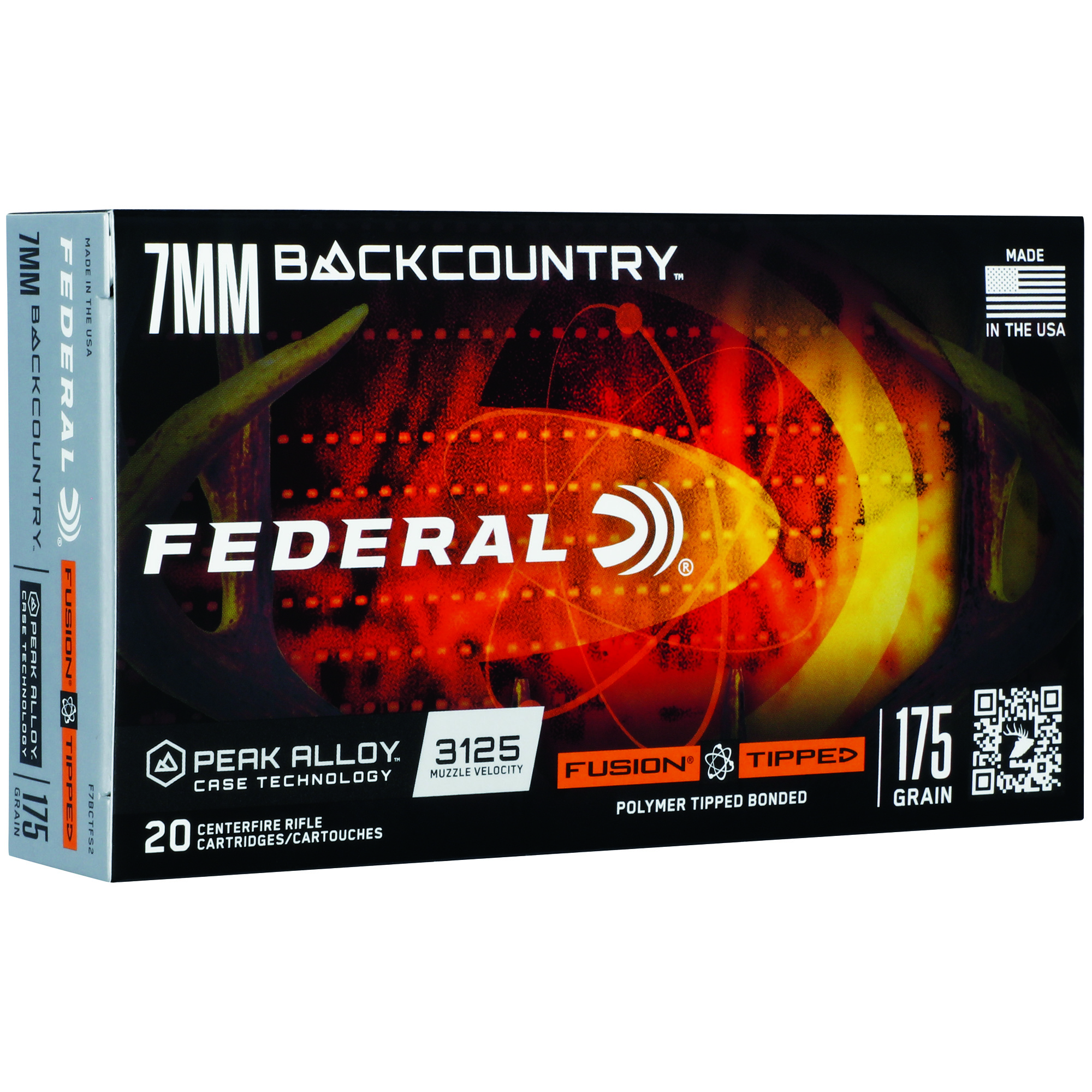 Federal Fusion 7MM Backcountry 175gr Polymer Tip – 20rd