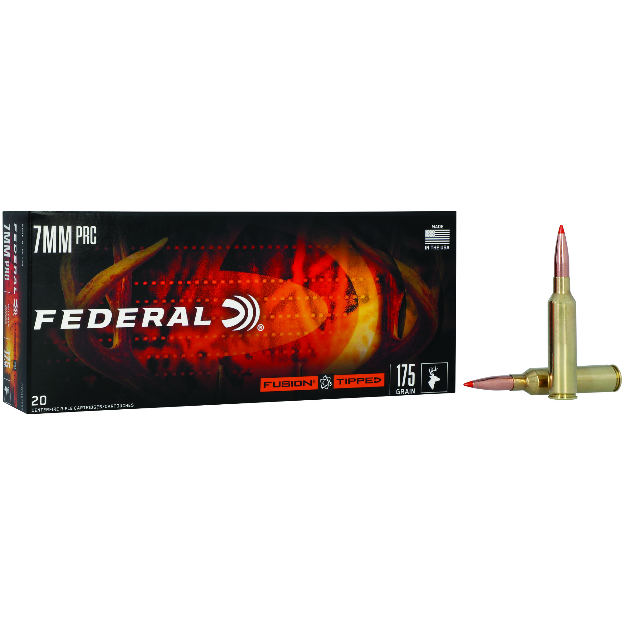 Federal Fusion 7MM PRC 175gr Polymer Tip – 20rd