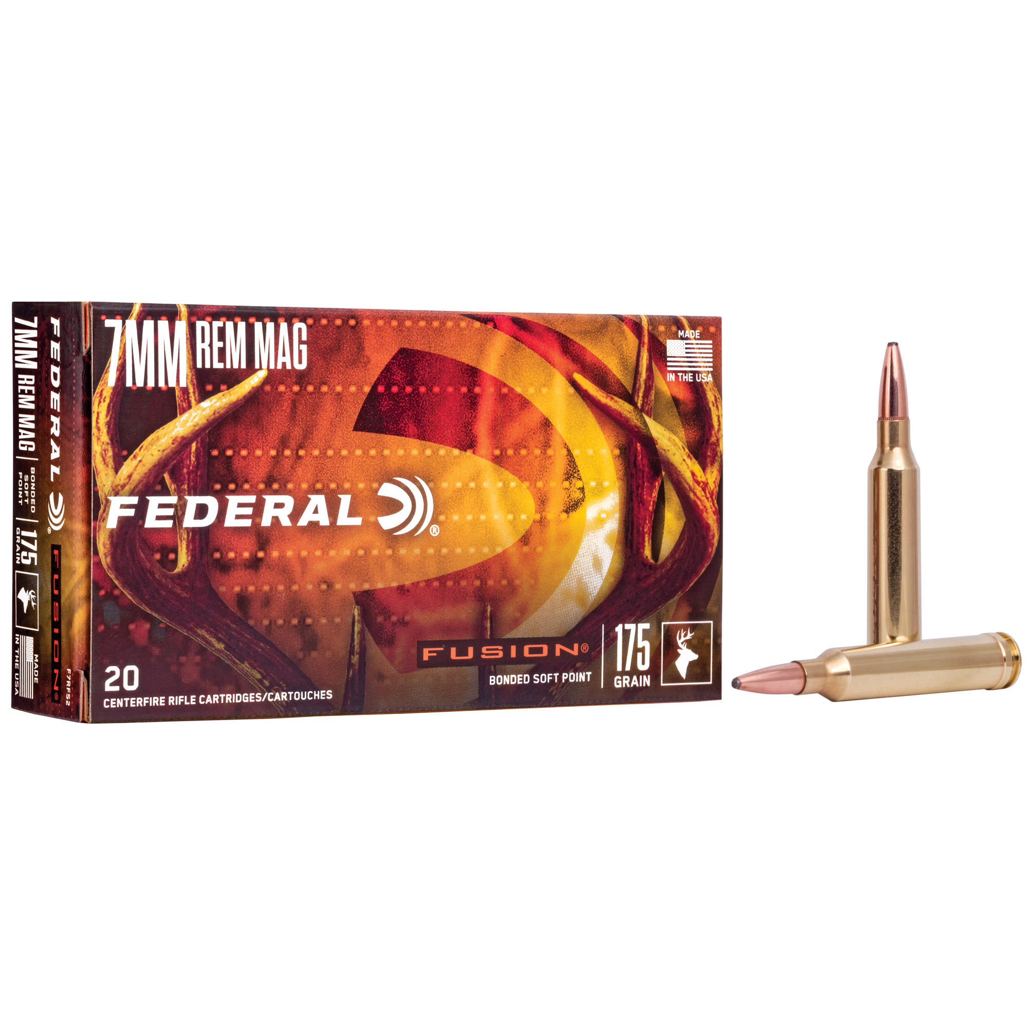 Federal Fusion 7mm Remington 175gr Boat Tail – 20rd