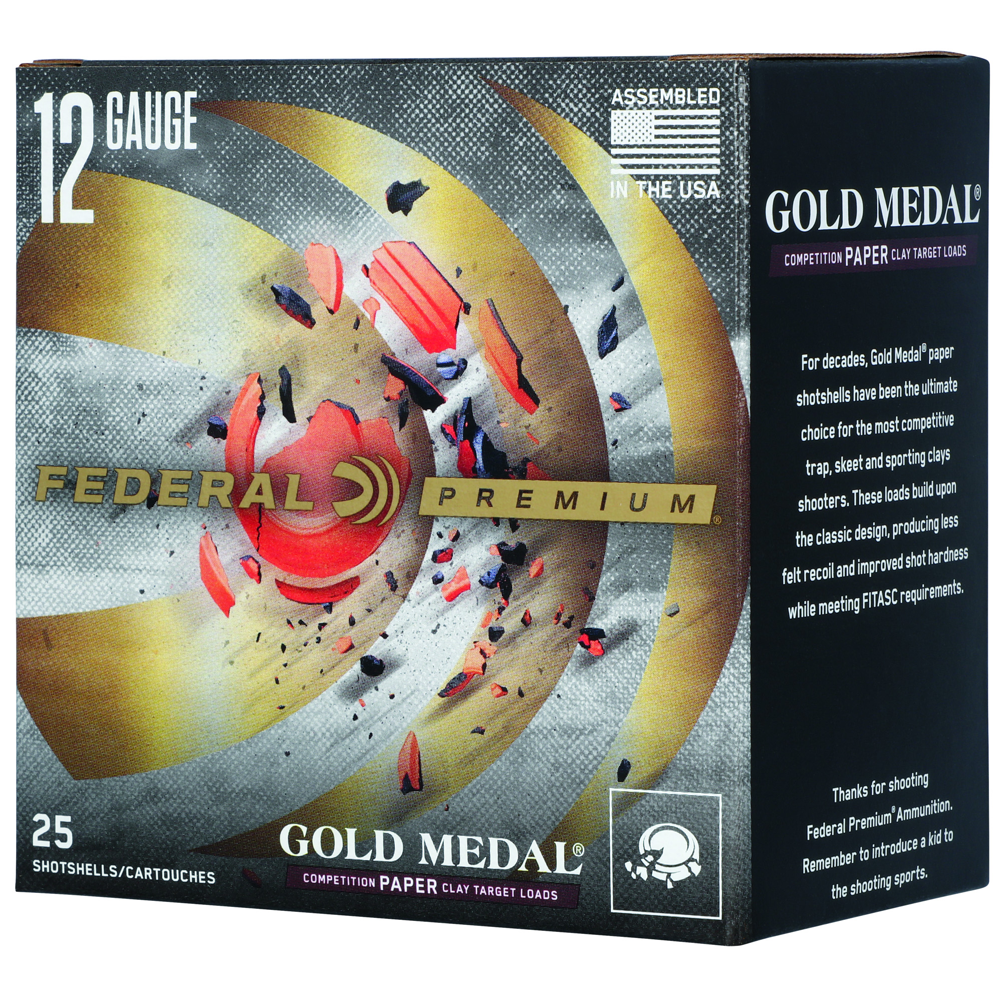 Federal Premium Gold Medal 12 Gauge 2.75″ #7.5 Shot – 25rd