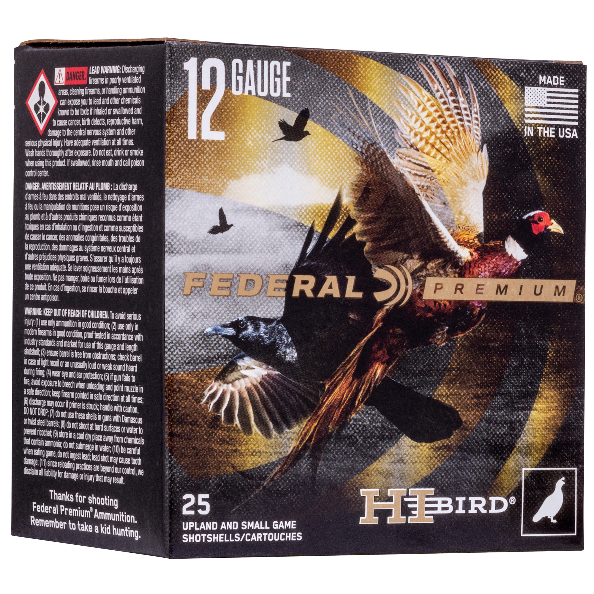 Federal Hi-Bird 12 Gauge 2.75″ #5 Shot – 25rd