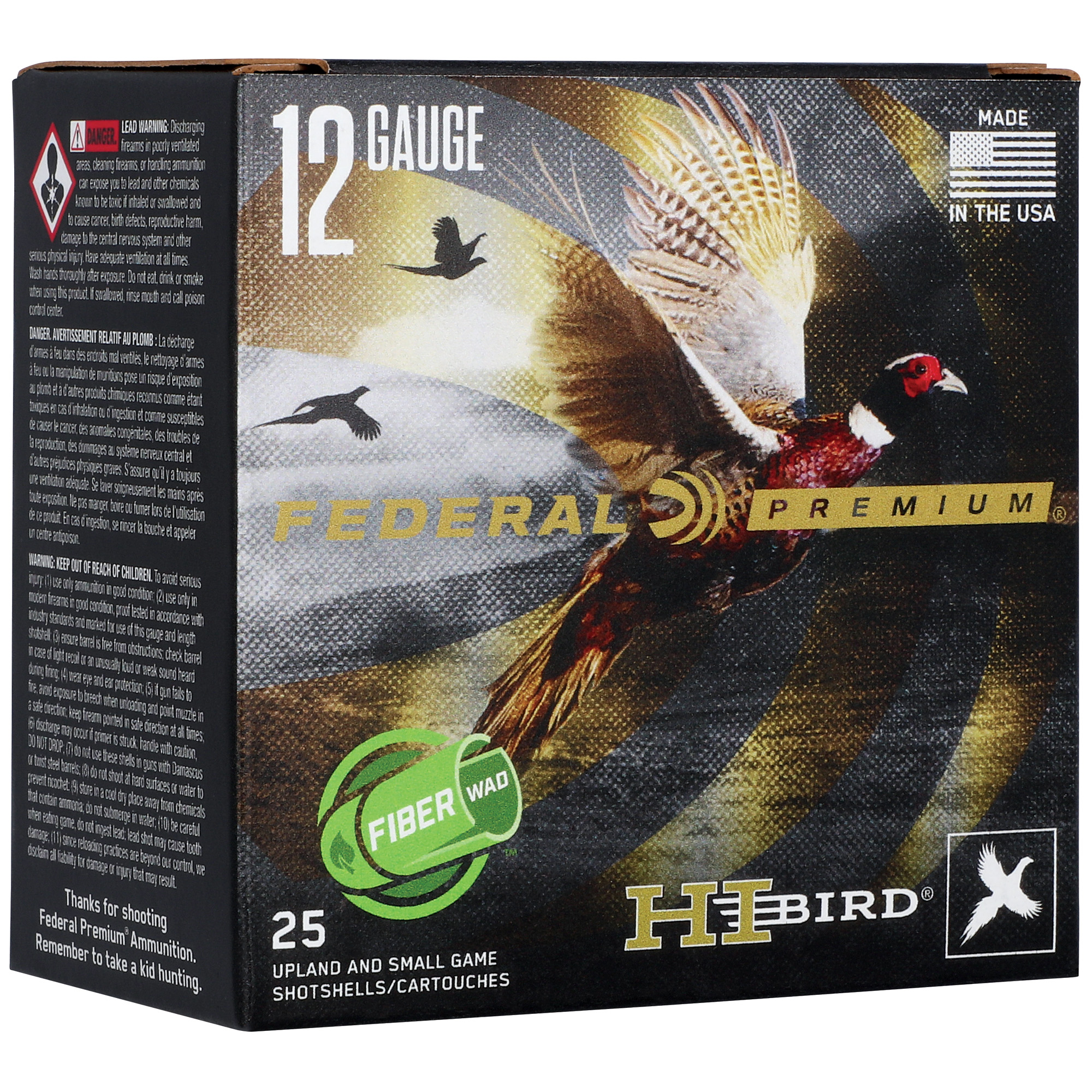 Federal Hi-Bird 12 Gauge 2.75″ #5 Shot – 25rd